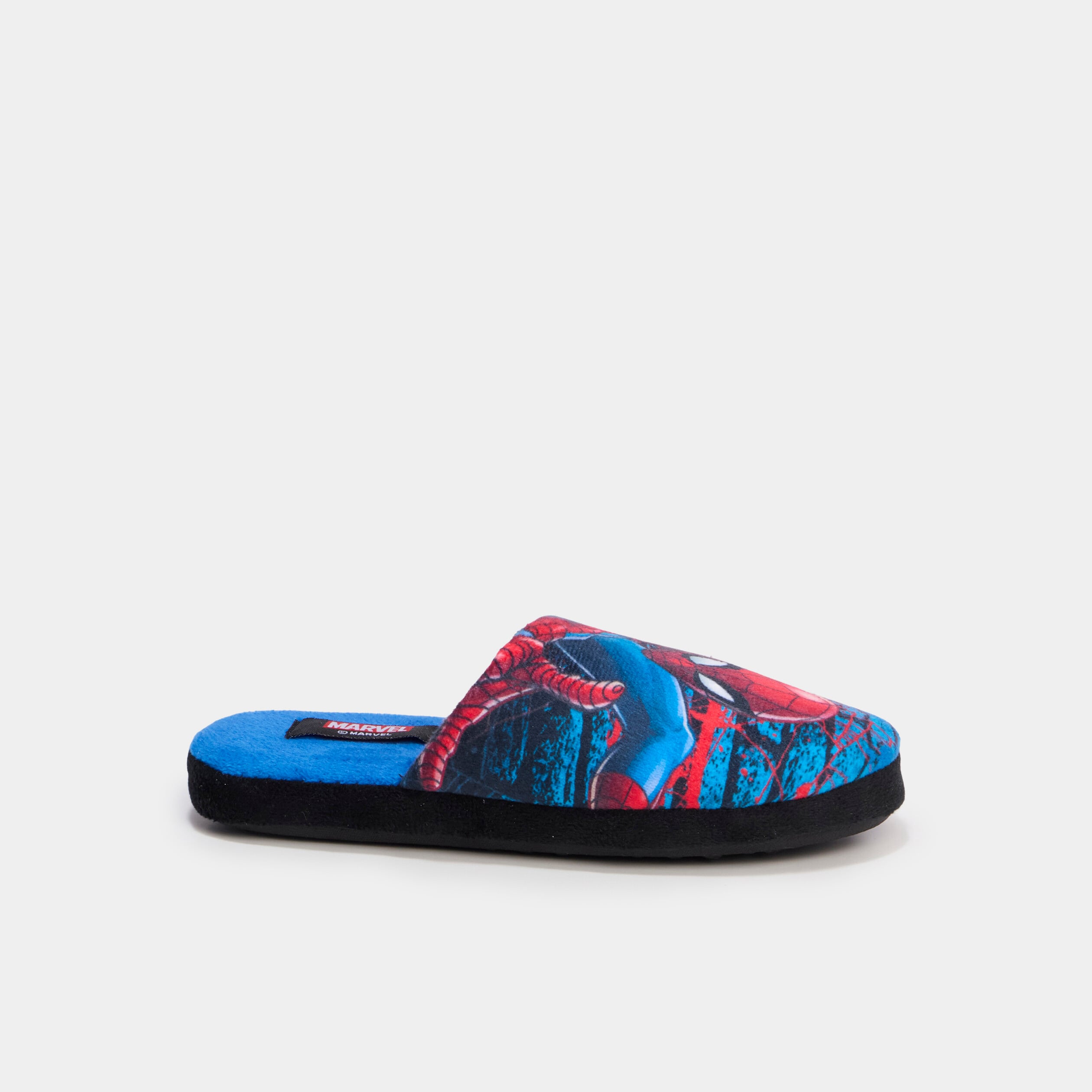Chaussons mules Spider-Man bleu gar&ccedil;on