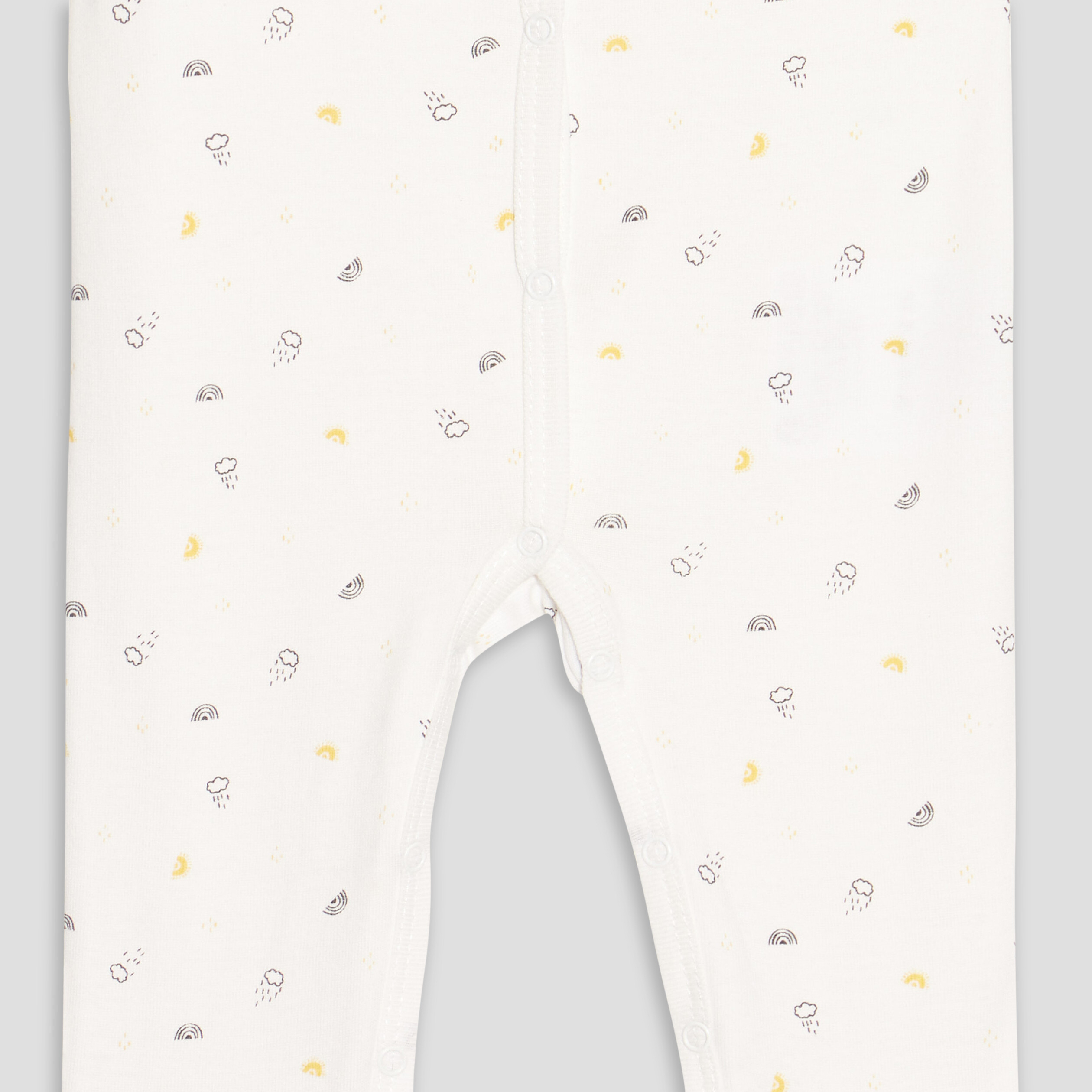 dors bien coton manches longues ecru bebe Dors-bien coton manches longues ecru bébé