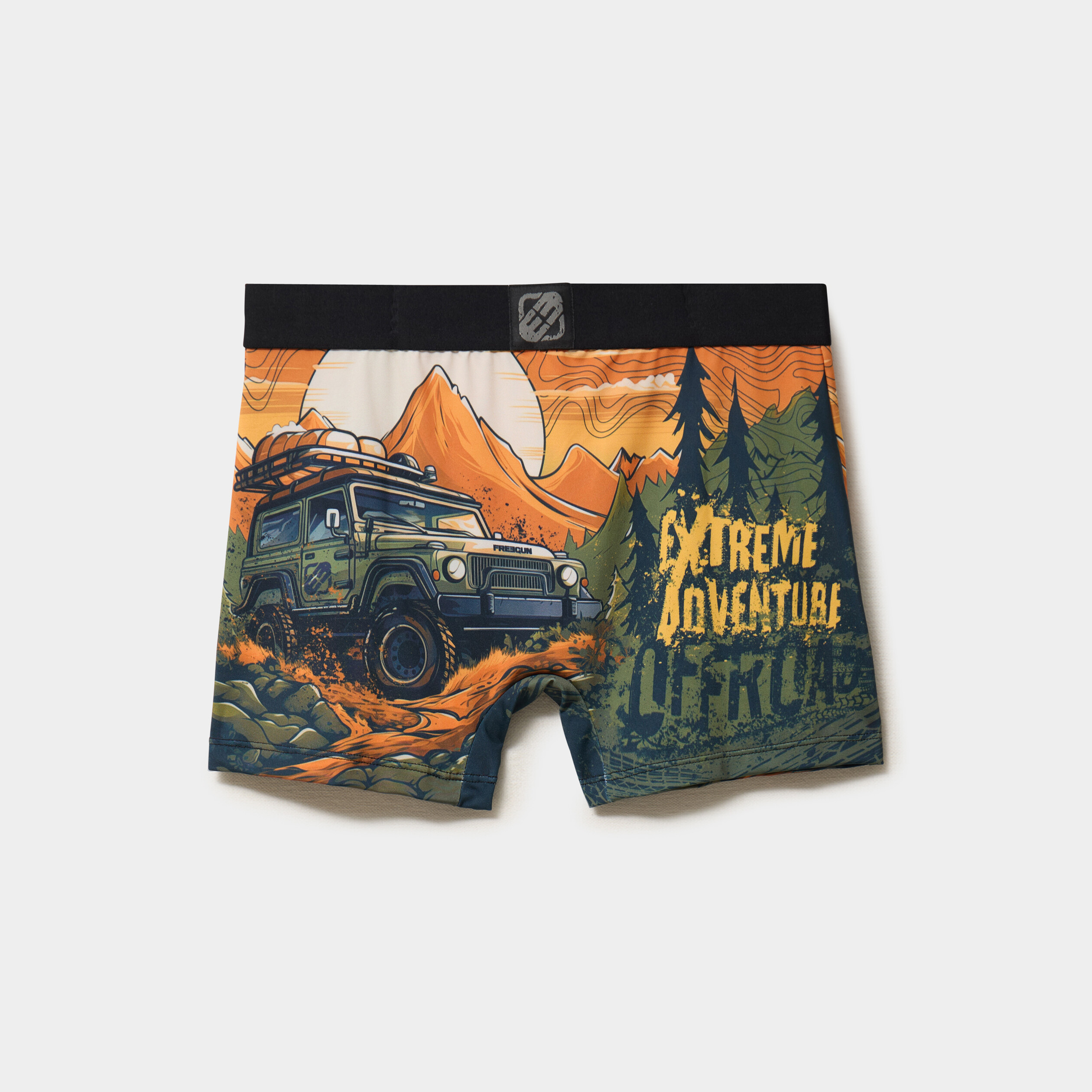Boxer Freegun jaune gar&ccedil;on
