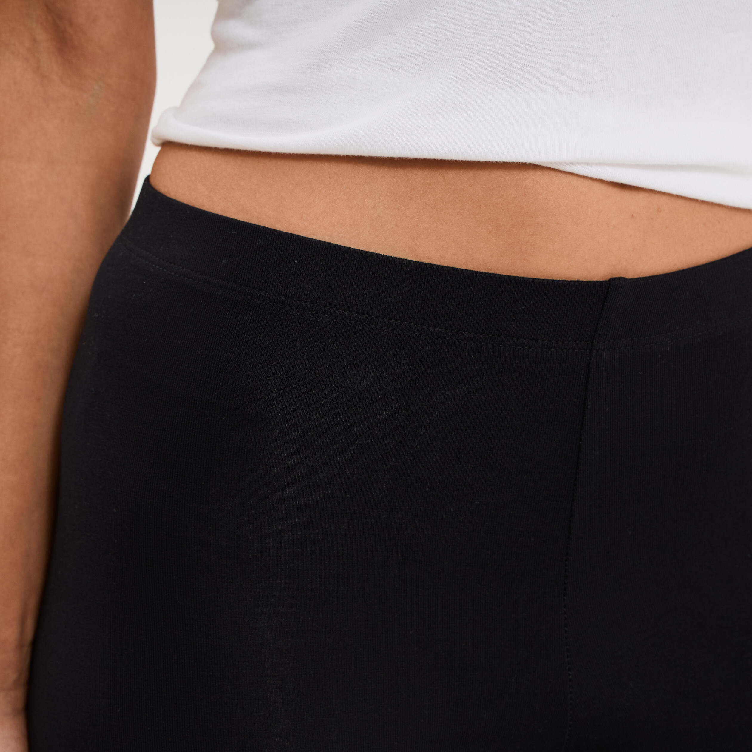 Legging Taille lastiqu e Noir Femme La Halle Legging Taille lastiqu e Noir Femme La Halle