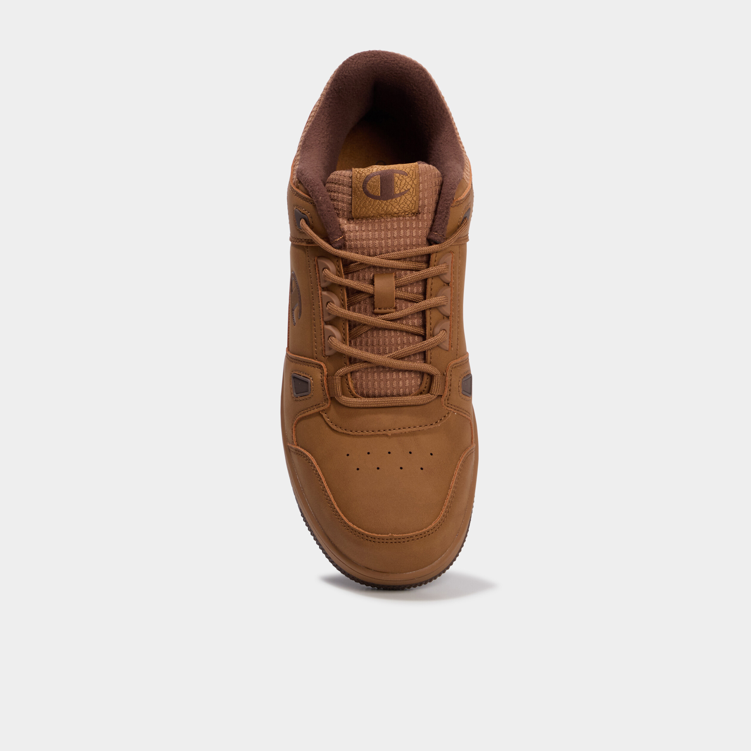Baskets &agrave; lacets Champion RD18 COMB camel homme