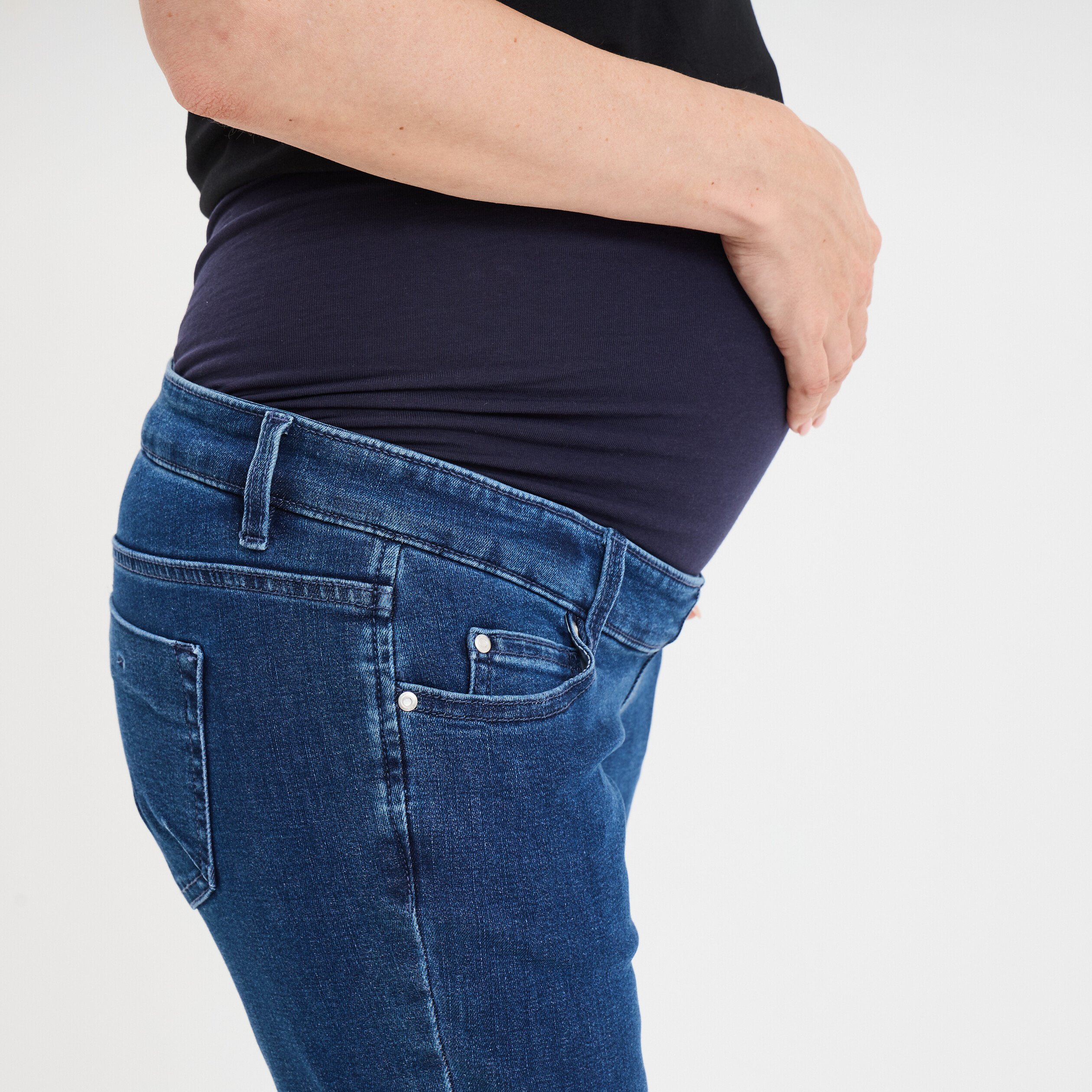 jeans grossesse skinny avec bandeau denim stone femmemater Jeans grossesse skinny avec bandeau denim stone femme maternité
