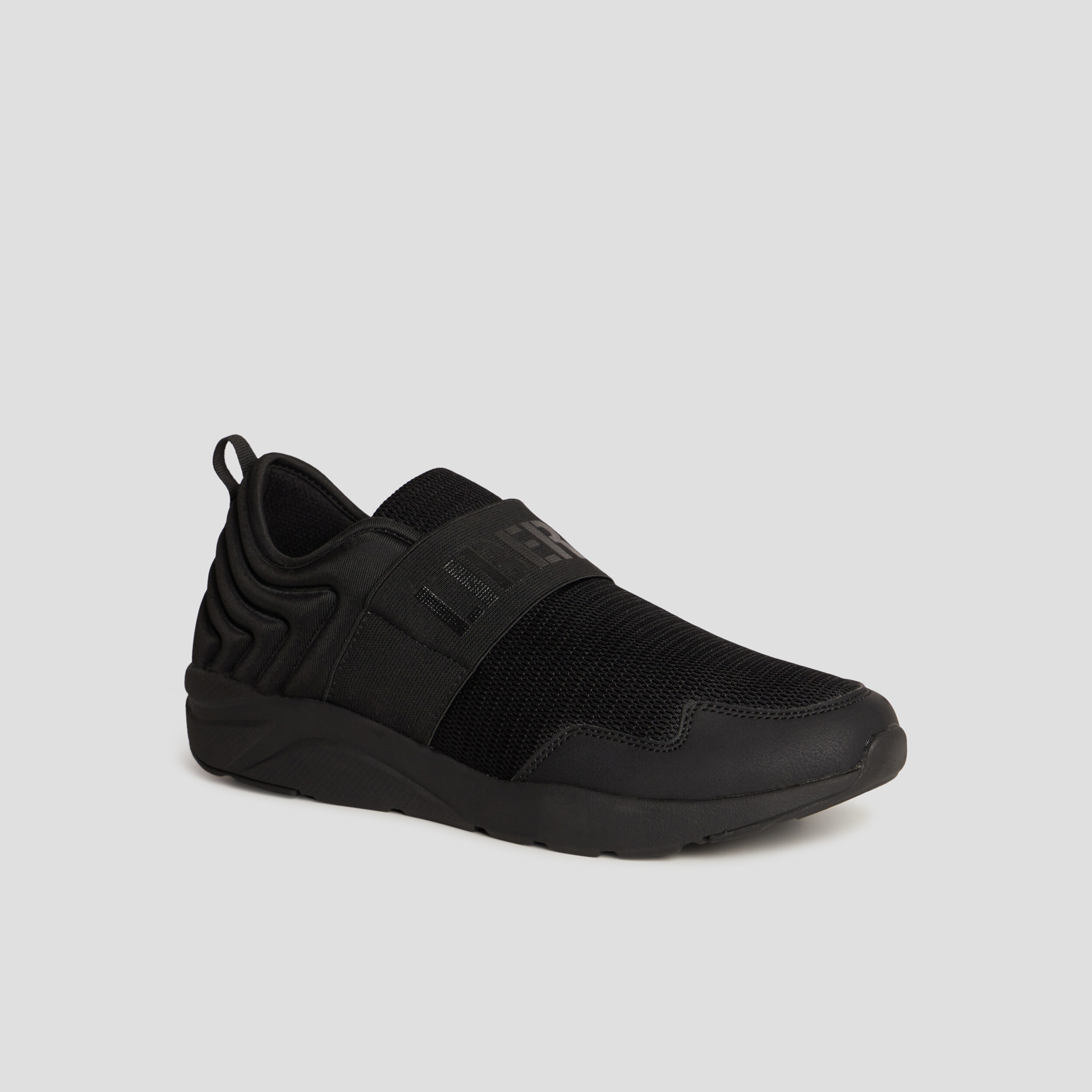 baskets running languette denfilage noir homme Baskets running languette d'enfilage noir homme