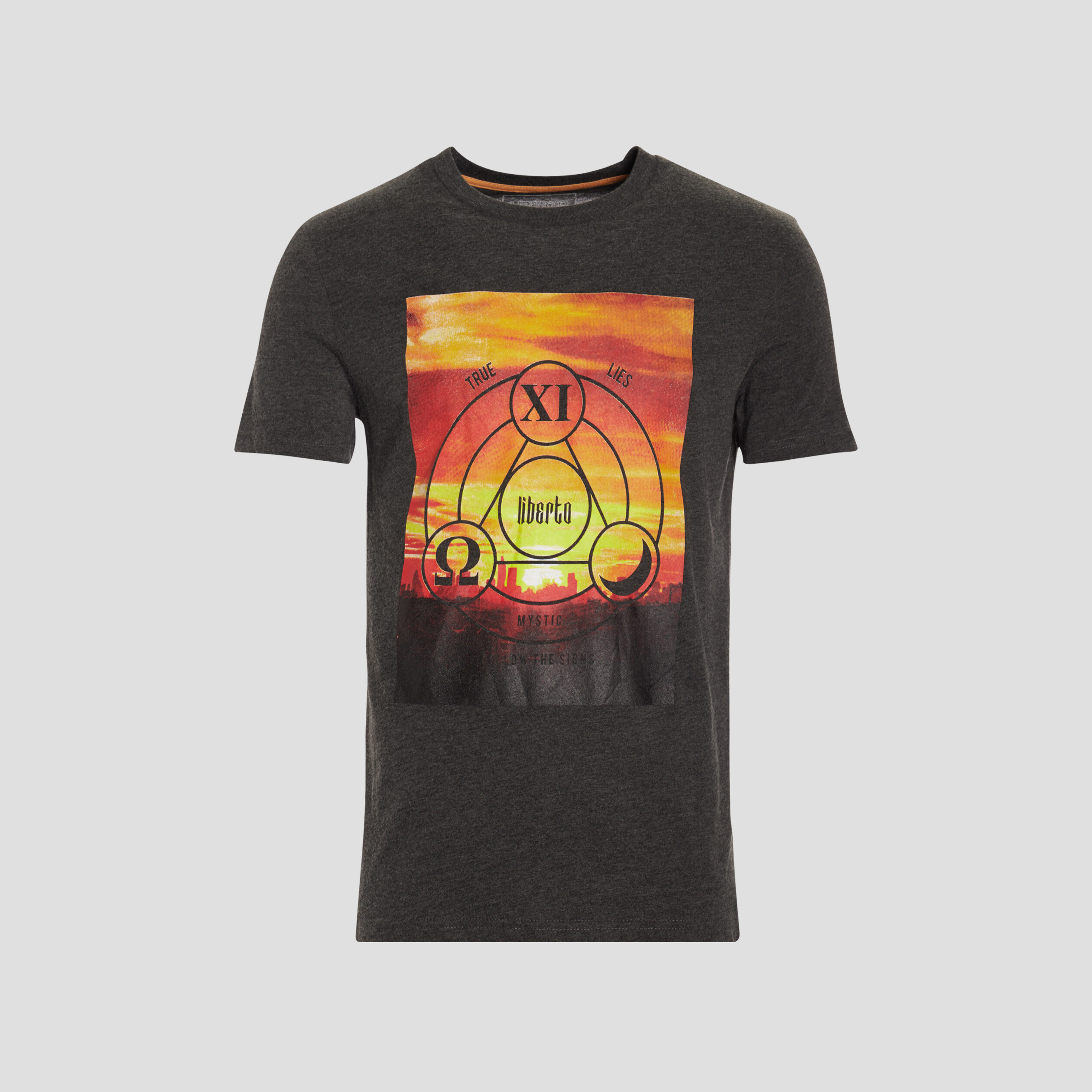 T-shirt Liberto gris foncé homme