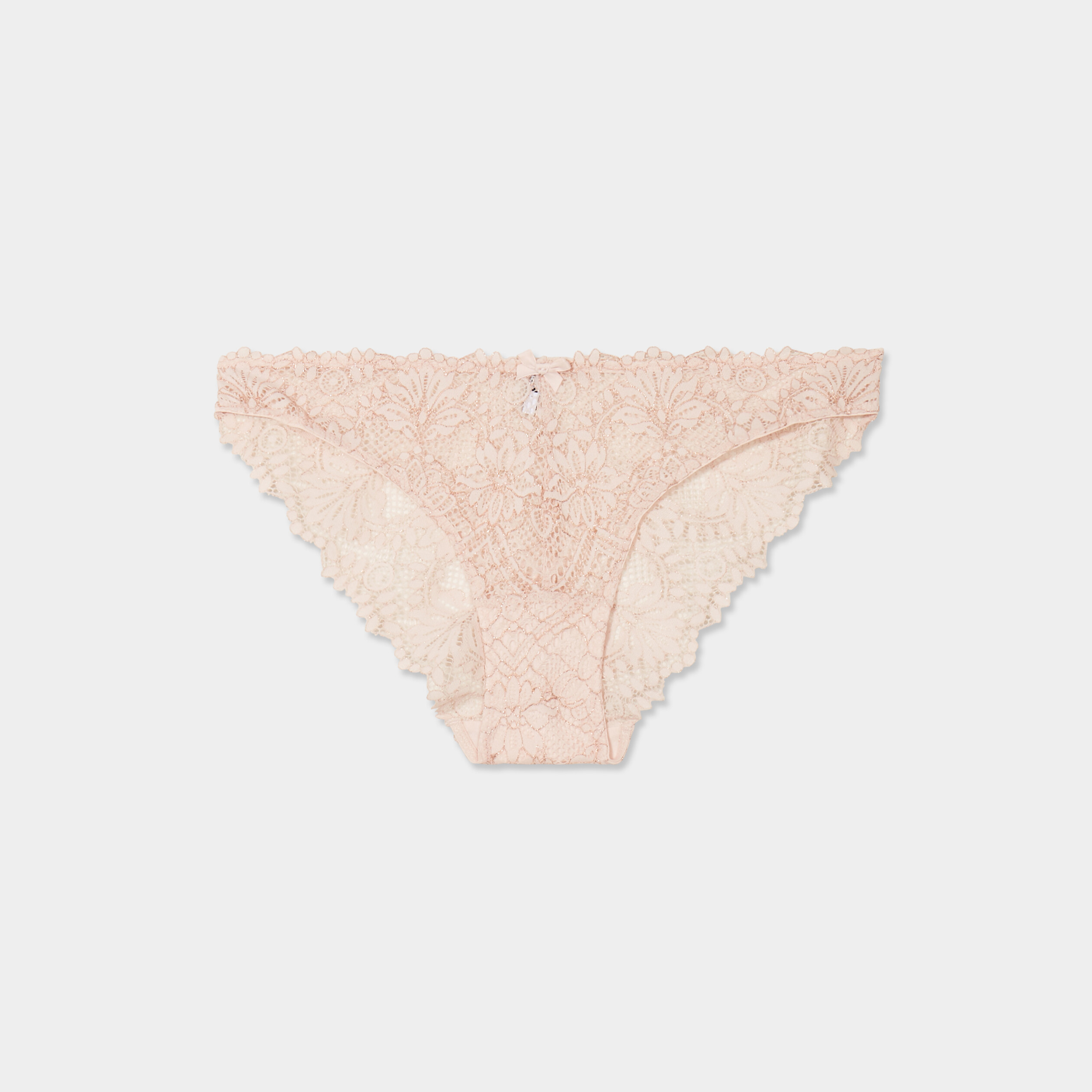 culotte en dentelle rose clair femme Culotte en dentelle rose clair femme