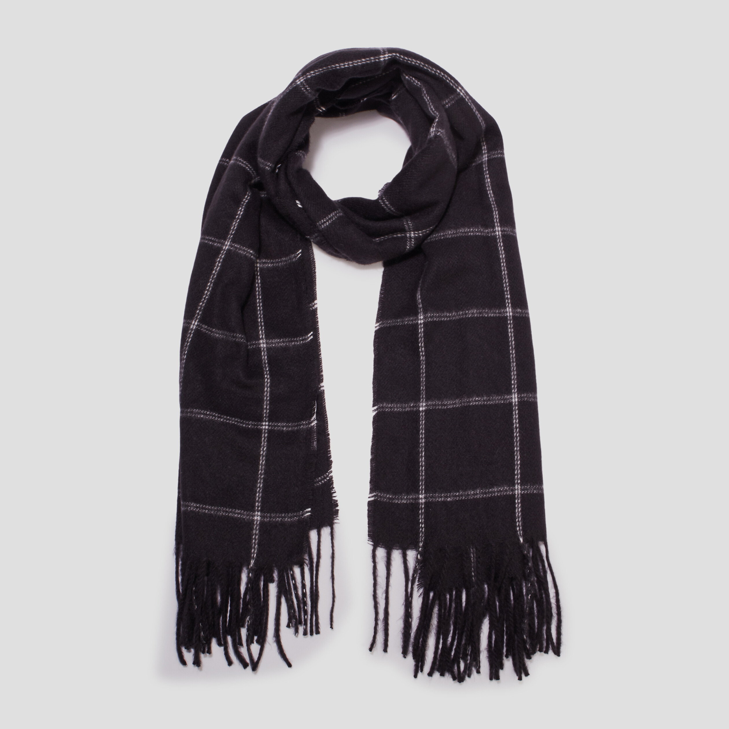 Écharpe noir homme