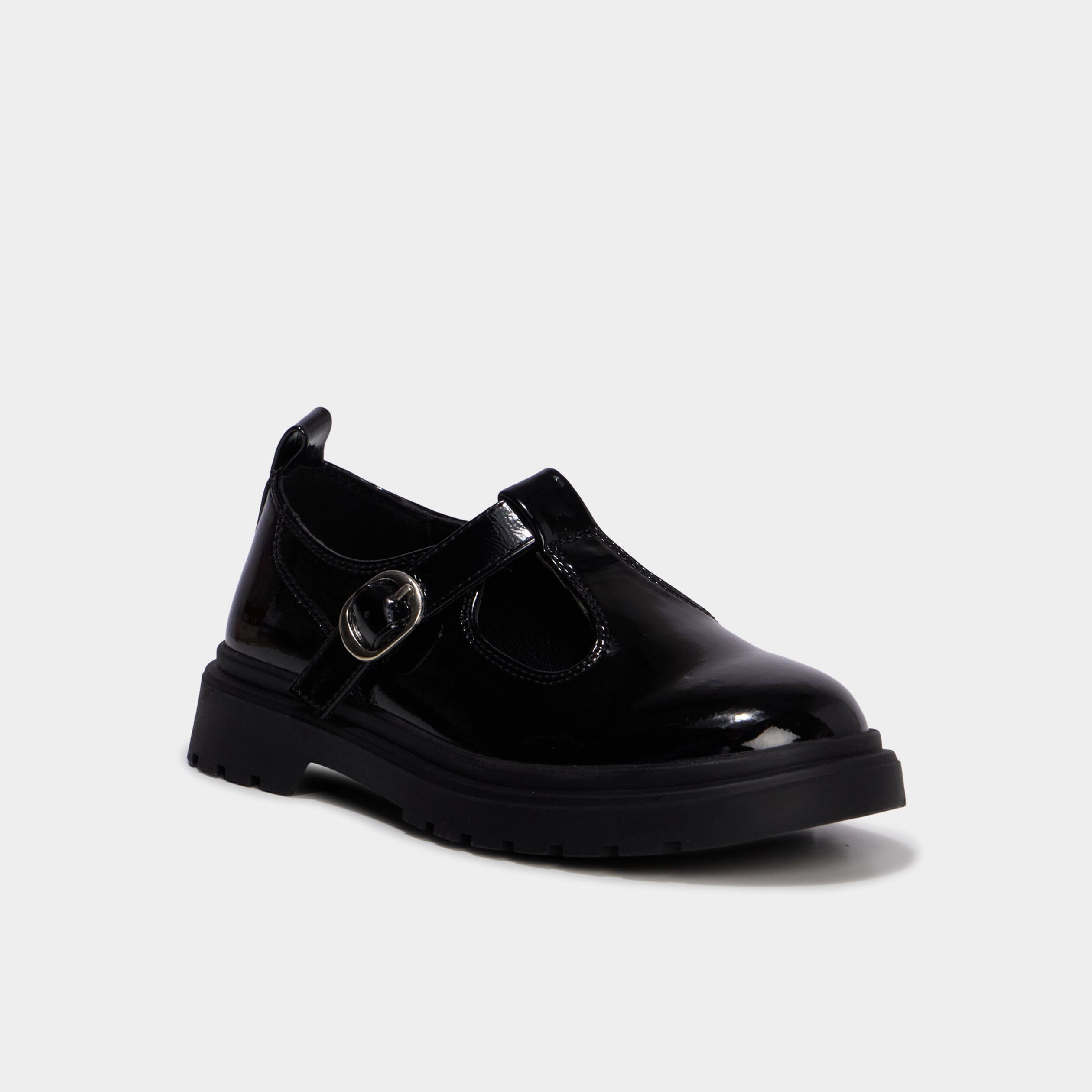 Babies salom&eacute; vernies noir fille