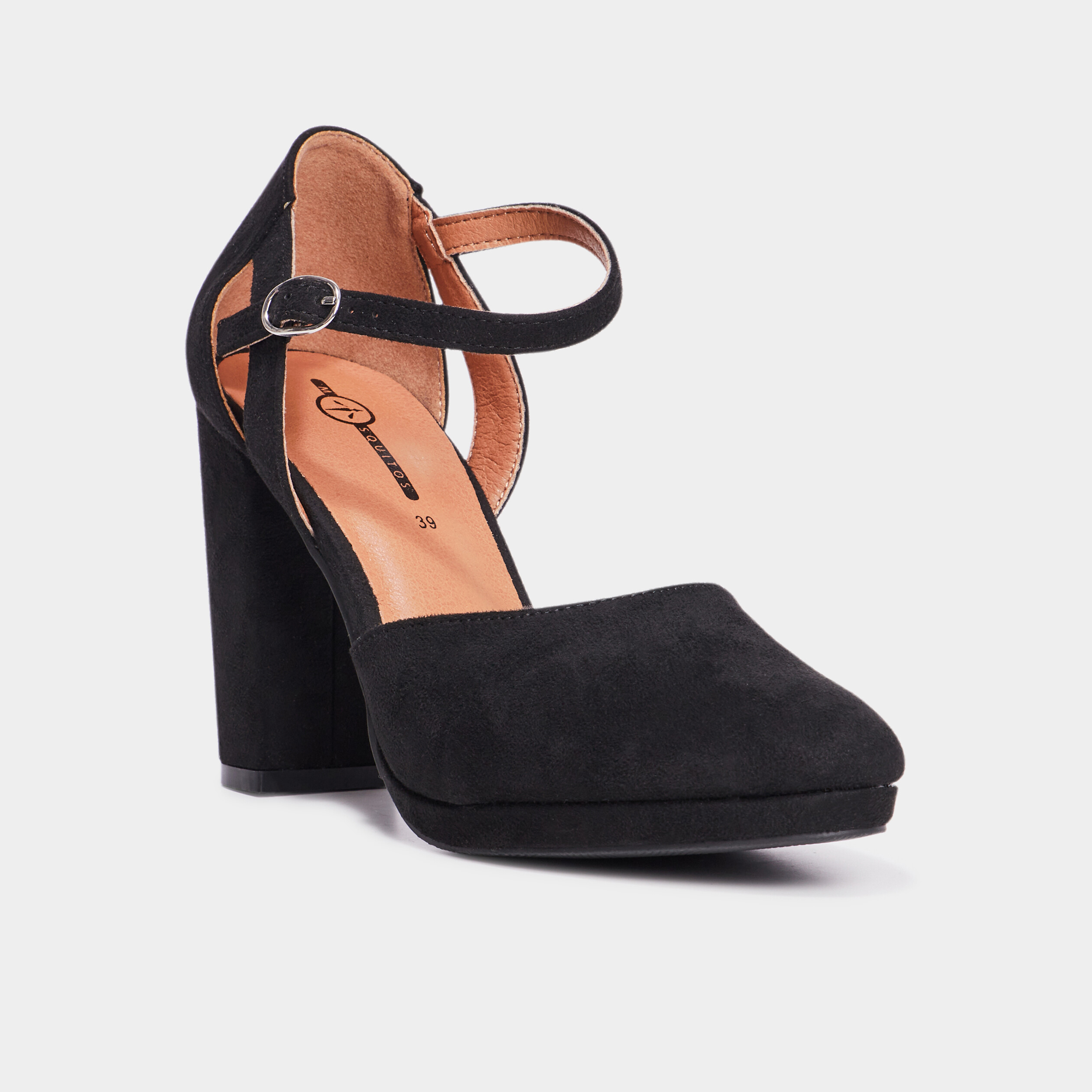 Escarpins &agrave; talons noir femme