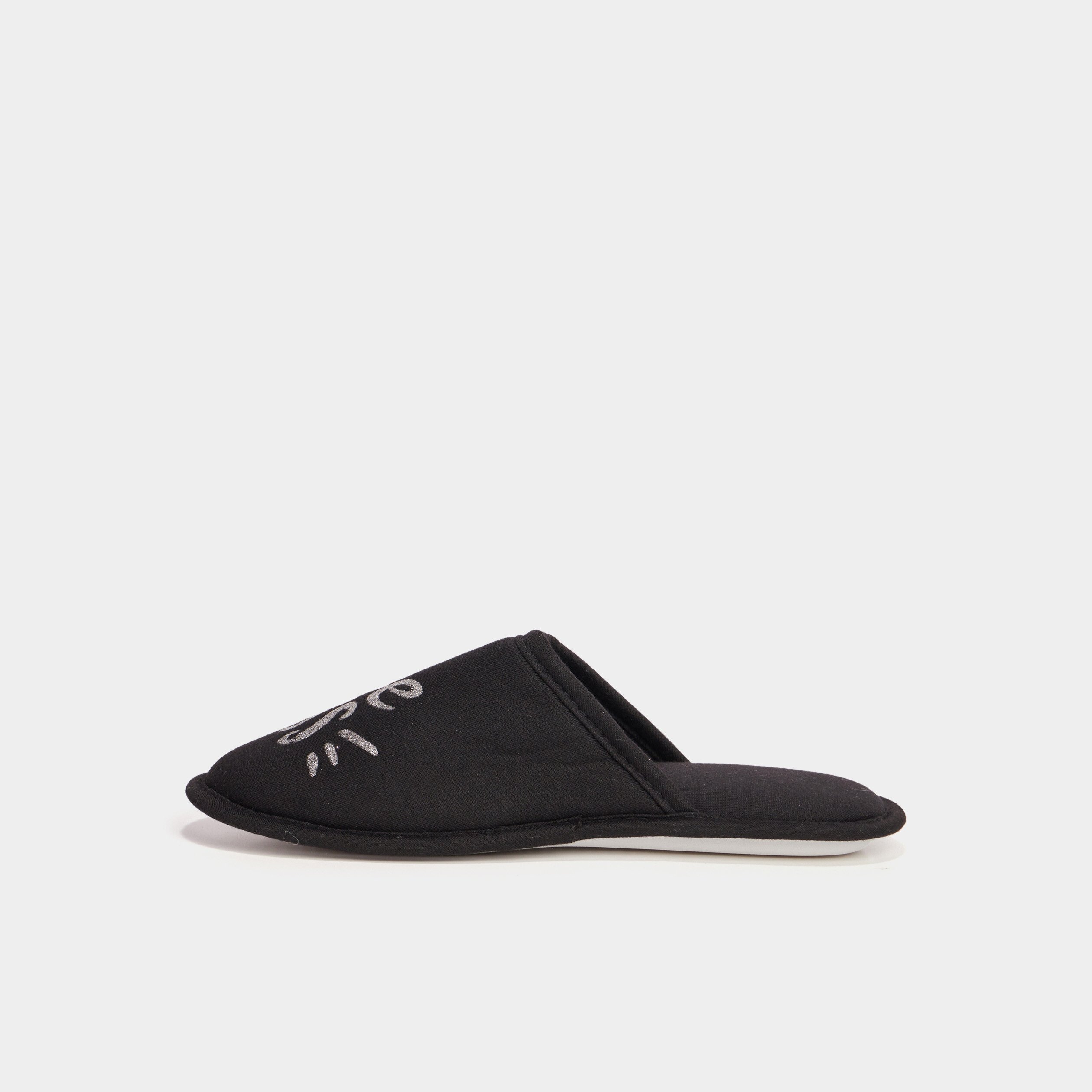 chaussons mules noir femme Chaussons mules noir femme