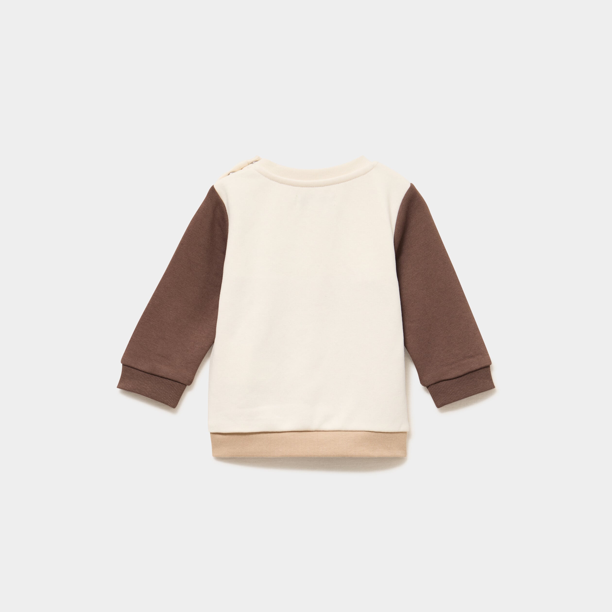 Ensemble de jogging sweat et pantalon sable b&eacute;b&eacute; gar&ccedil;on