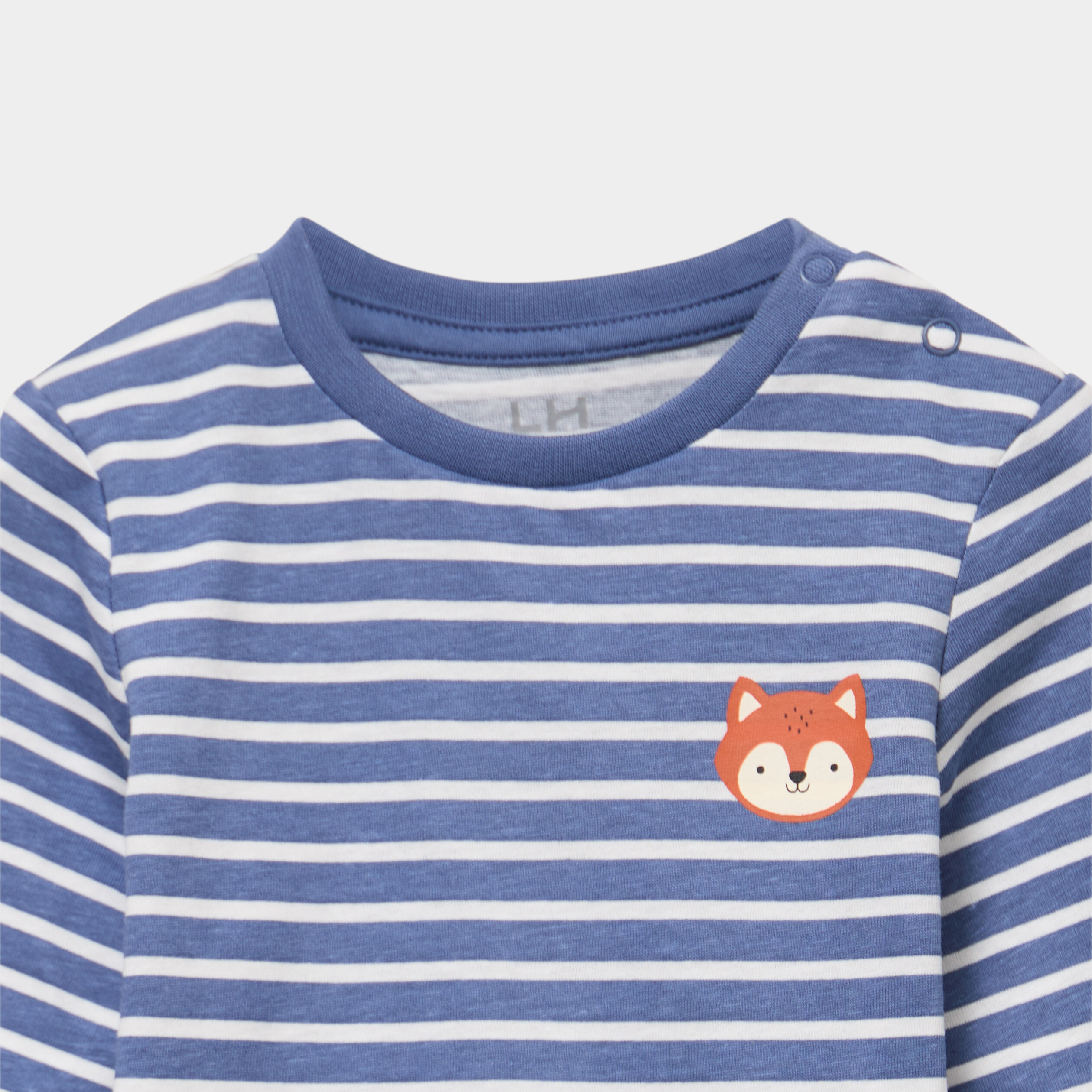 T-shirt manches longues coton ecru b&eacute;b&eacute; gar&ccedil;on