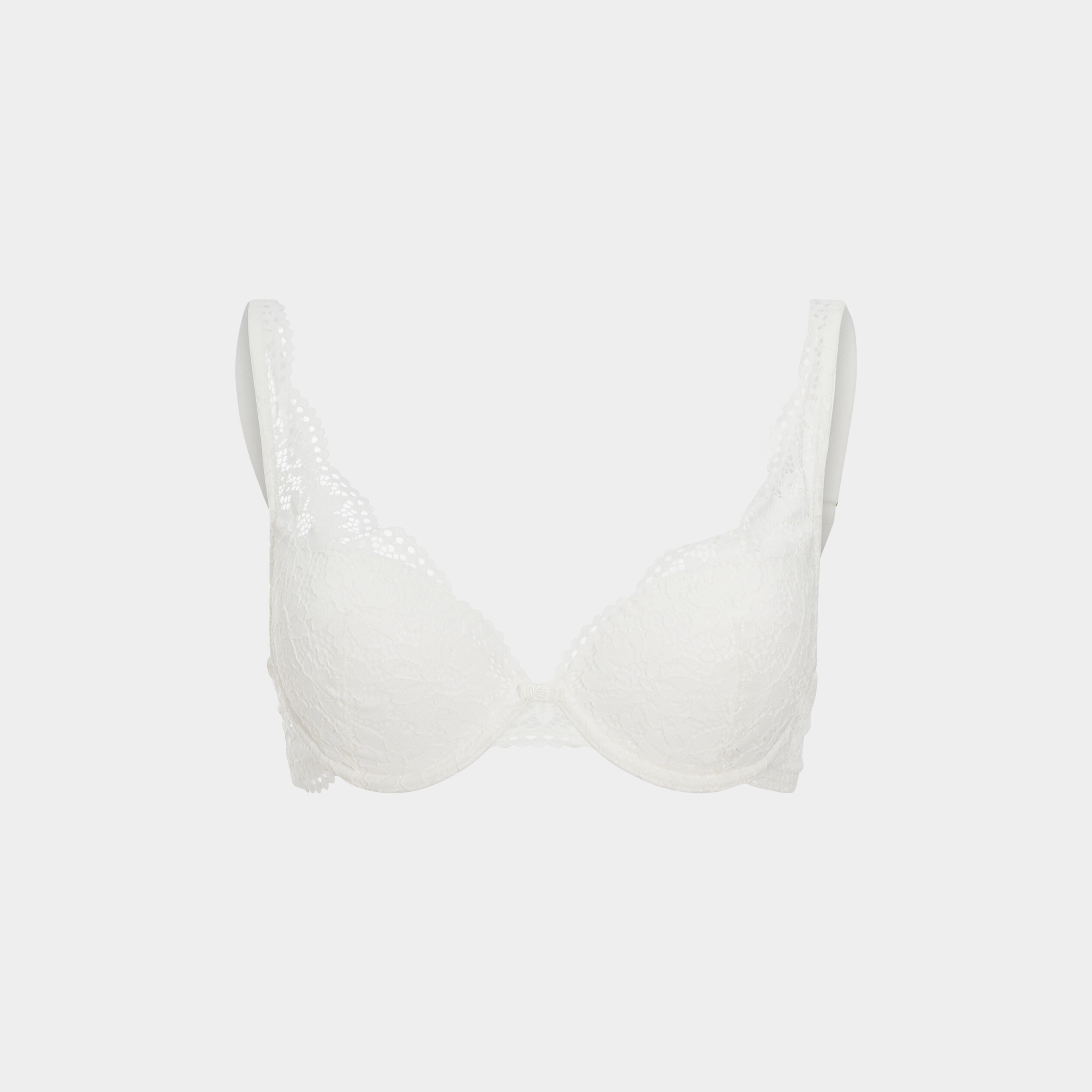 Soutien-gorge foulard padd&eacute; blanc femme