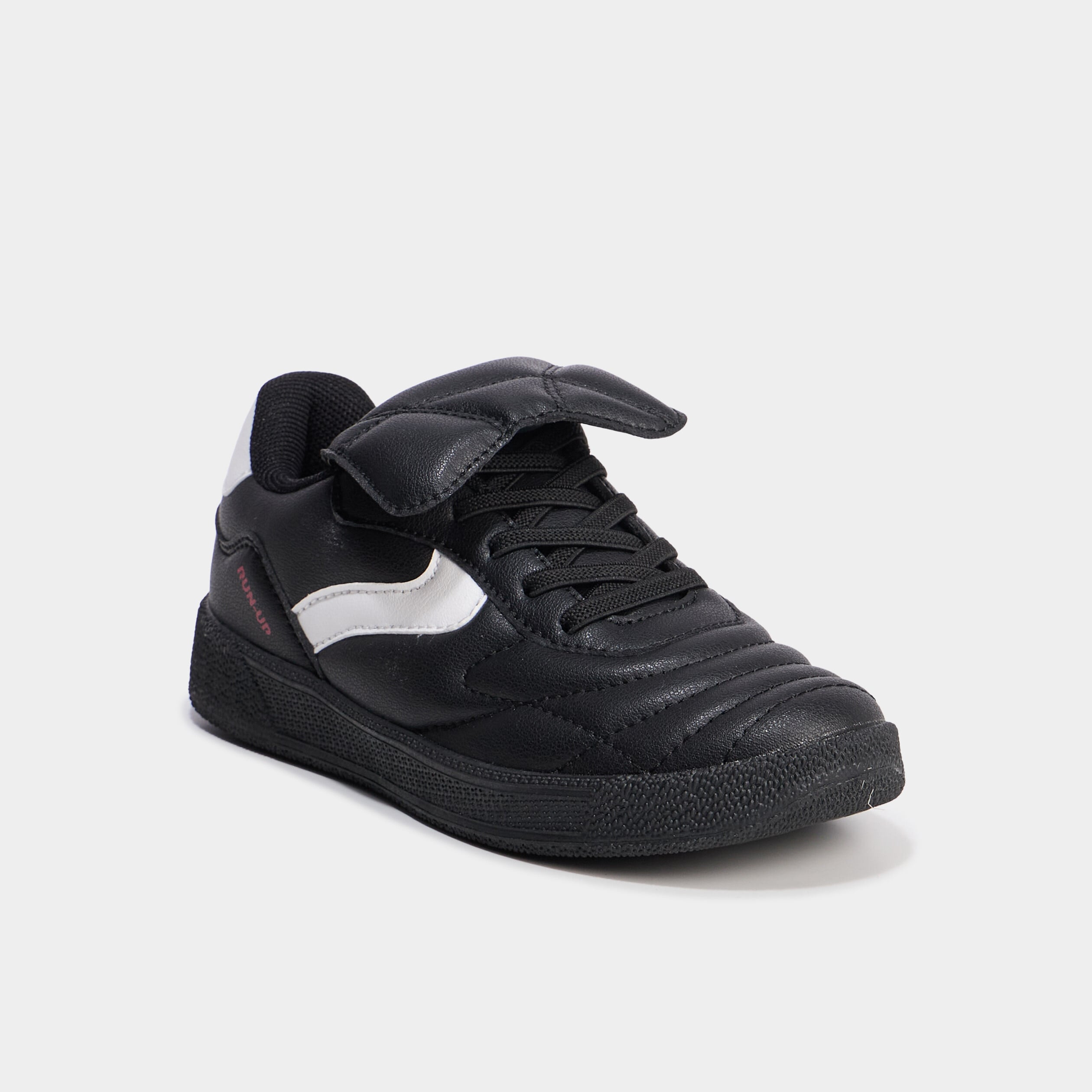 Tennis basses &agrave; lacets &eacute;lastiqu&eacute;s noir gar&ccedil;on
