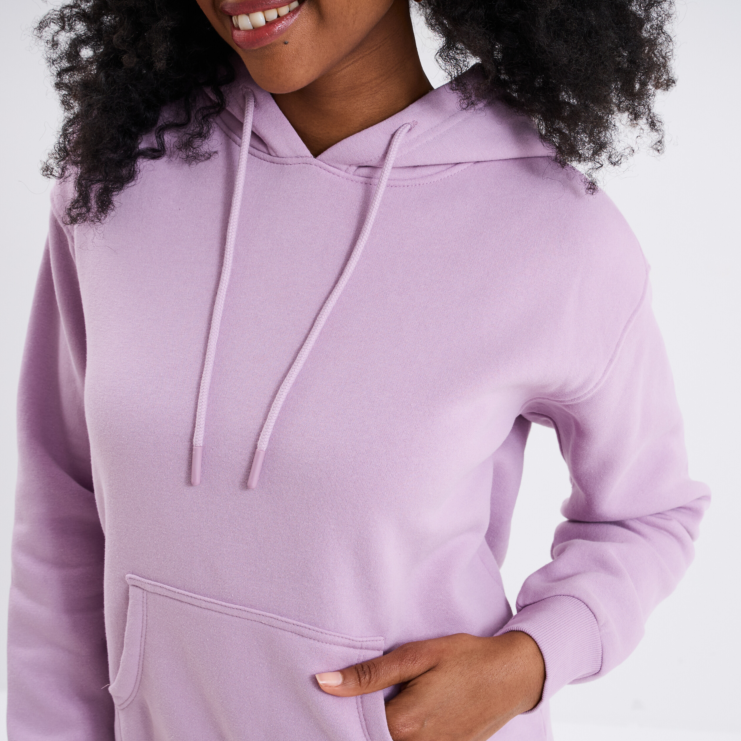 sweat hoodie molleton a capuche violet clair femme Sweat hoodie molleton à capuche violet clair femme