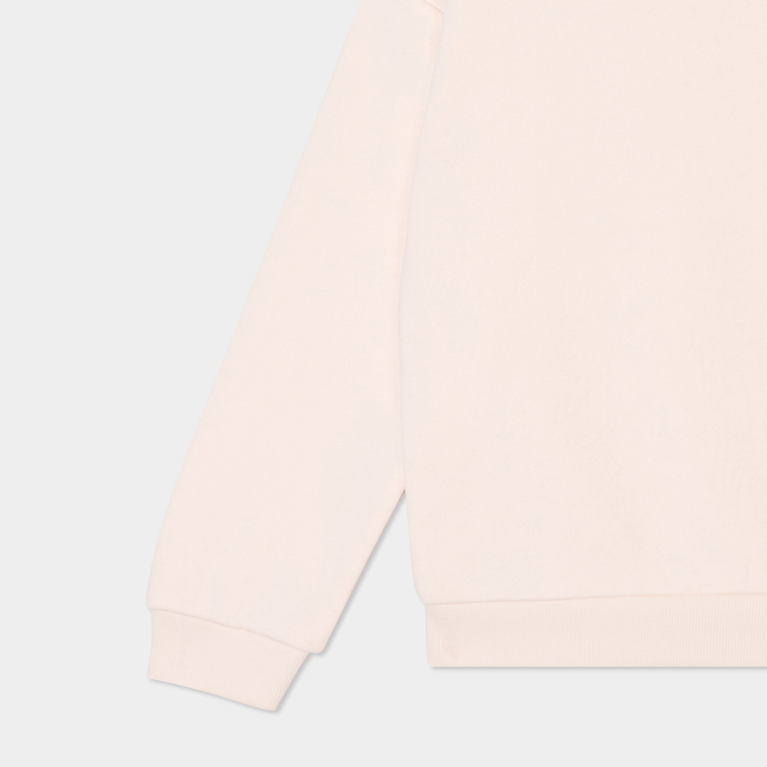 sweat col rond manches longues creme fille Sweat col rond manches longues creme fille