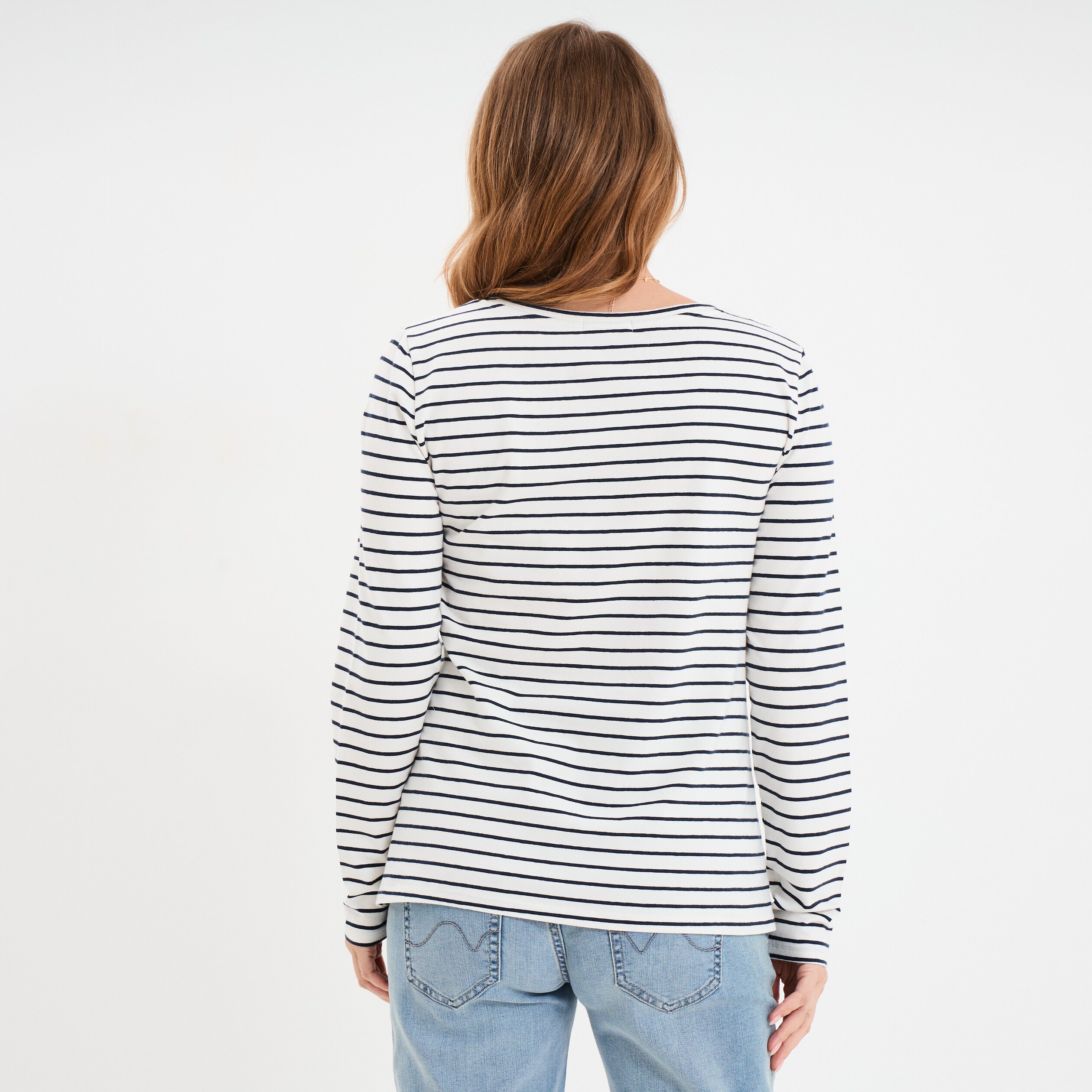 t shirt allaitement manches longues ecru femmemater T-shirt allaitement manches longues ecru femme maternité
