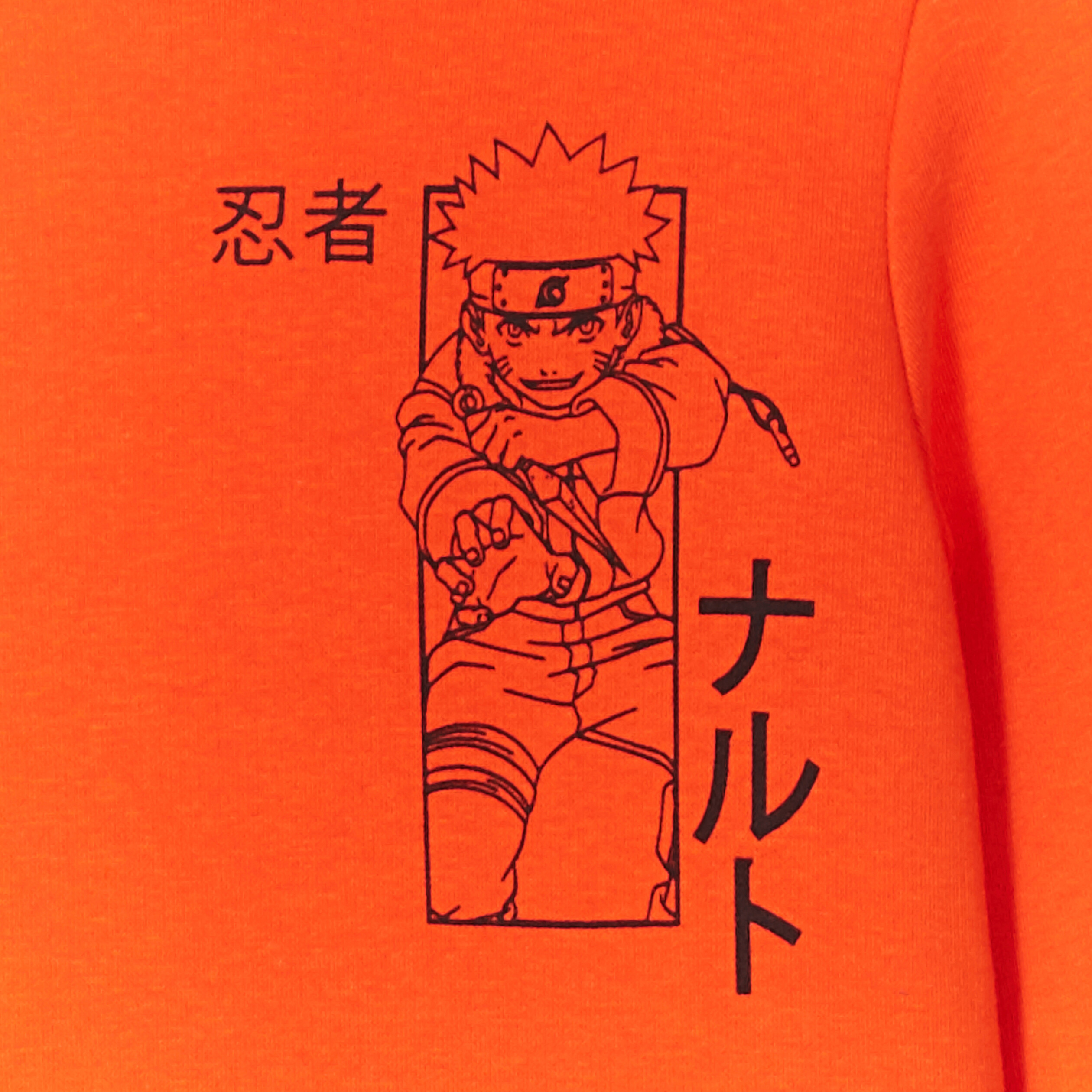 sweat a capuche hoodie naruto orange fonce garcon Sweat à capuche hoodie Naruto orange foncé garçon