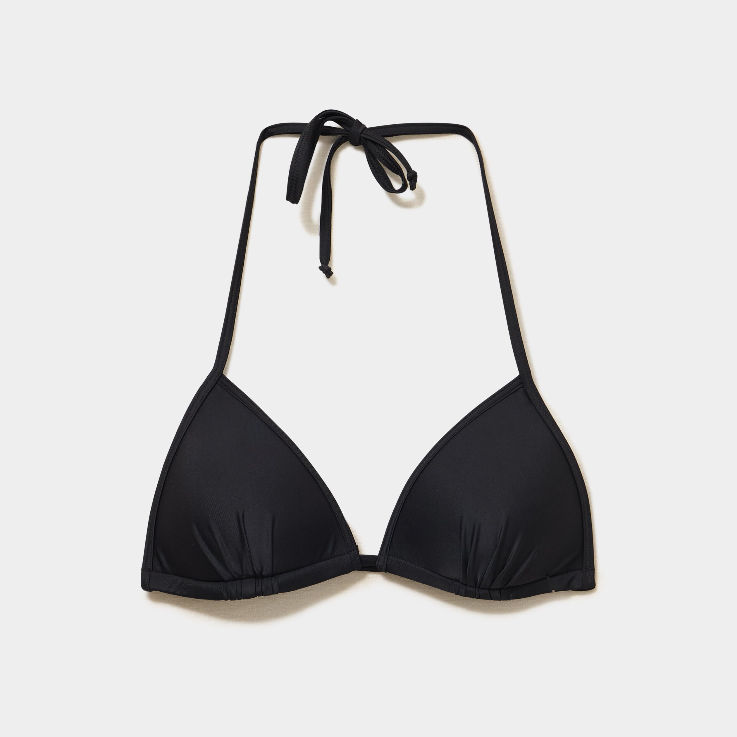 Haut de maillot de bain triangle coques noir femme