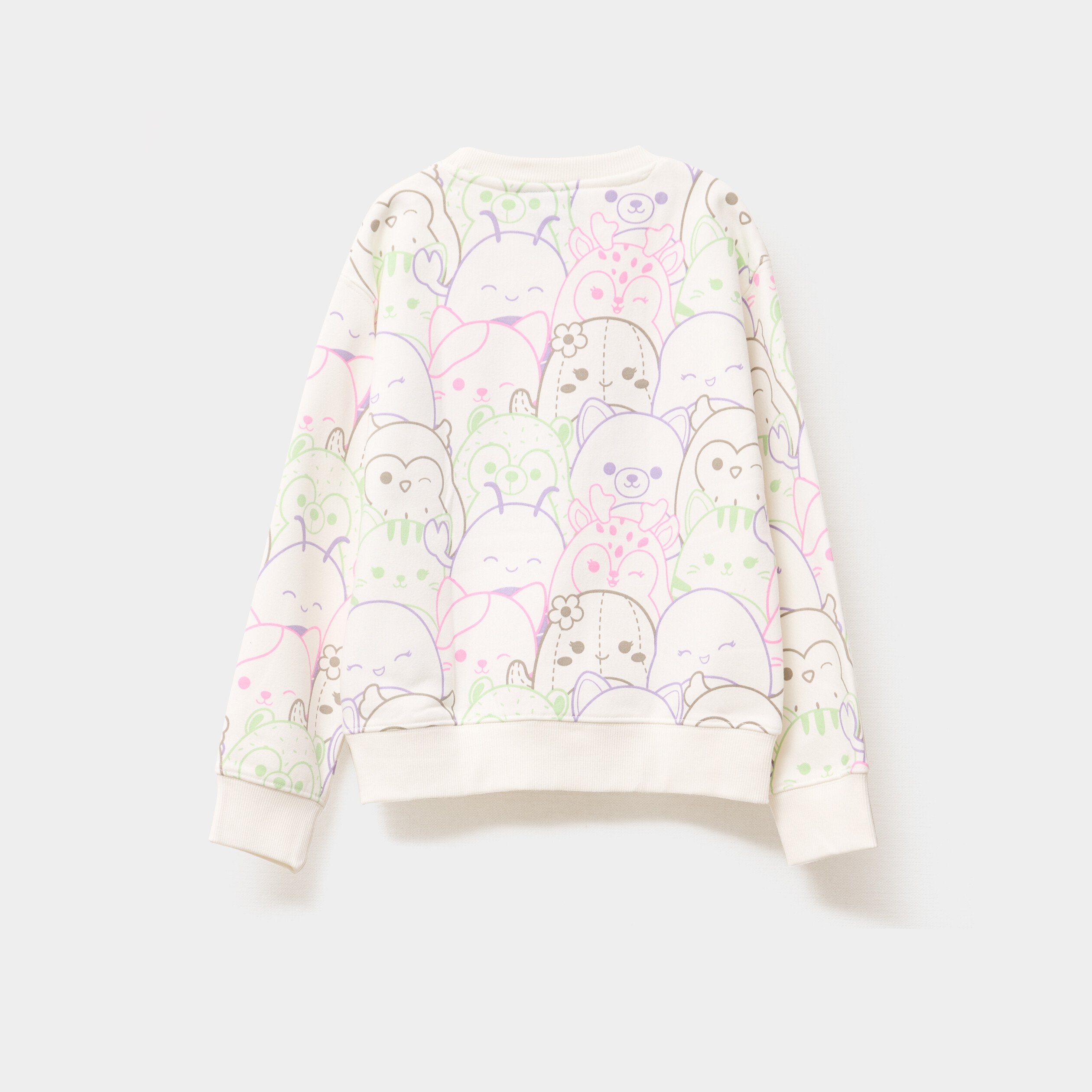 sweat a sequins squishmallow ivoire fille Sweat à sequins Squishmallow ivoire fille