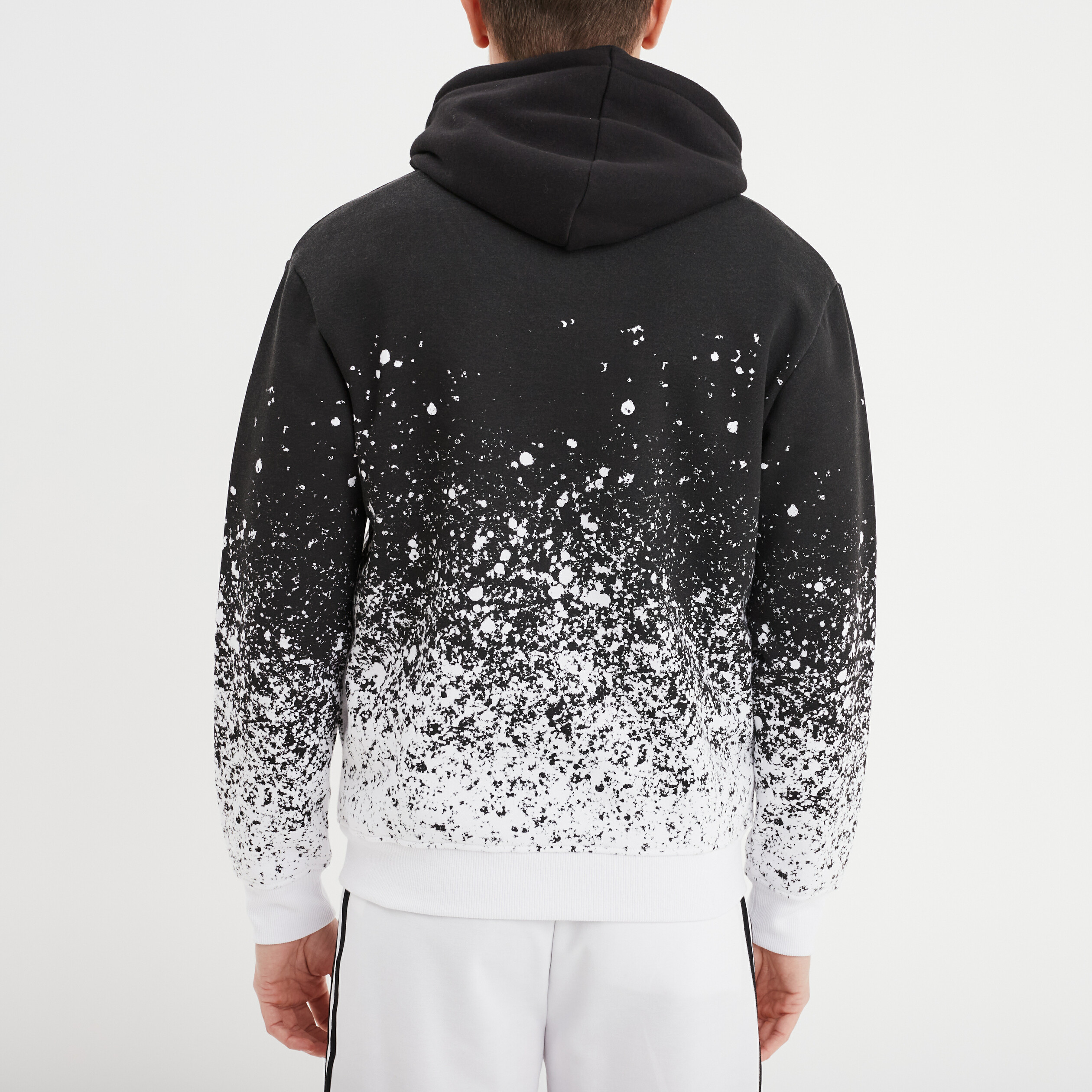 sweat a capuche hoodie liberto dip dye noir homme Sweat à capuche hoodie Liberto dip dye noir homme