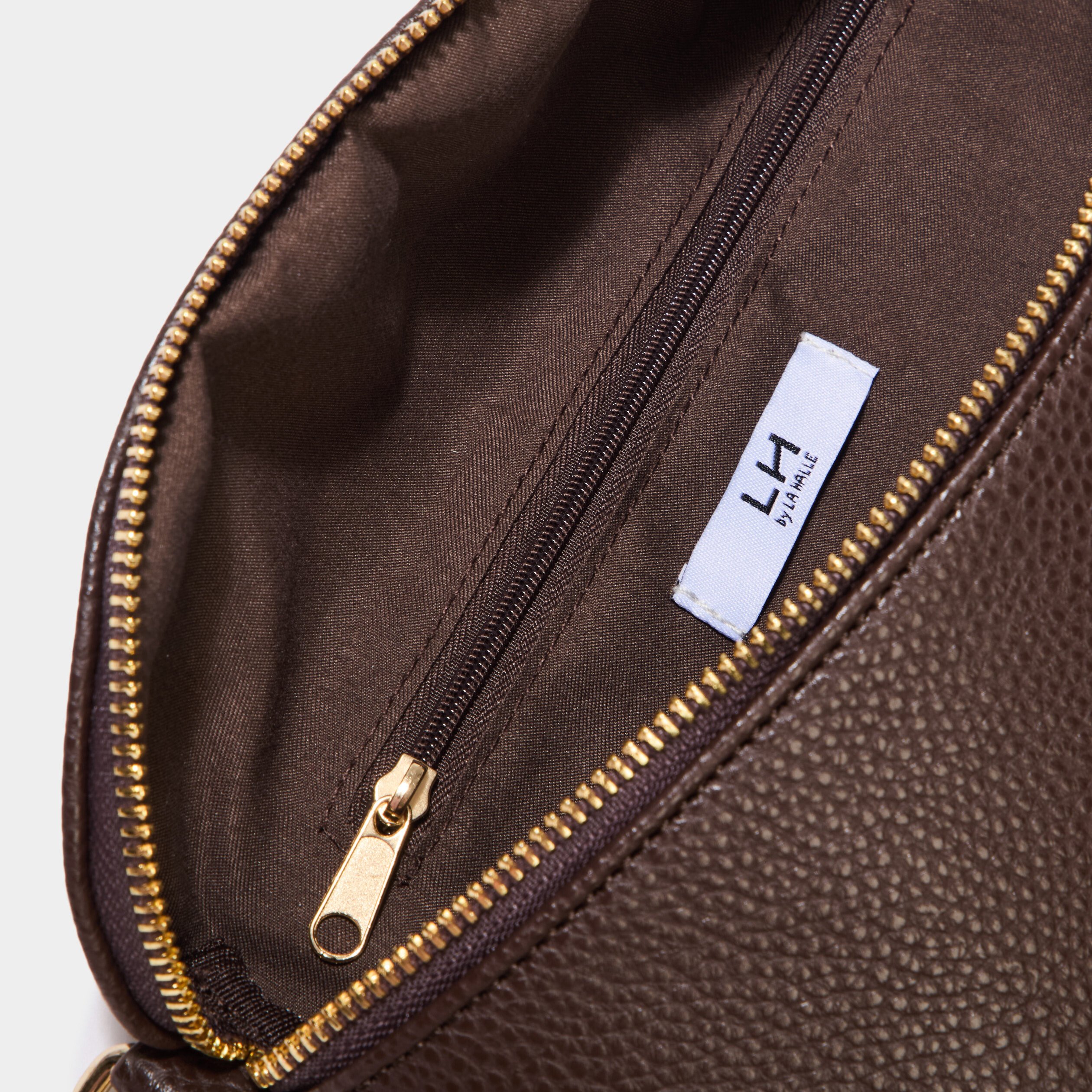 sac banane arrondi marron fonce femme Sac banane arrondi marron foncé femme