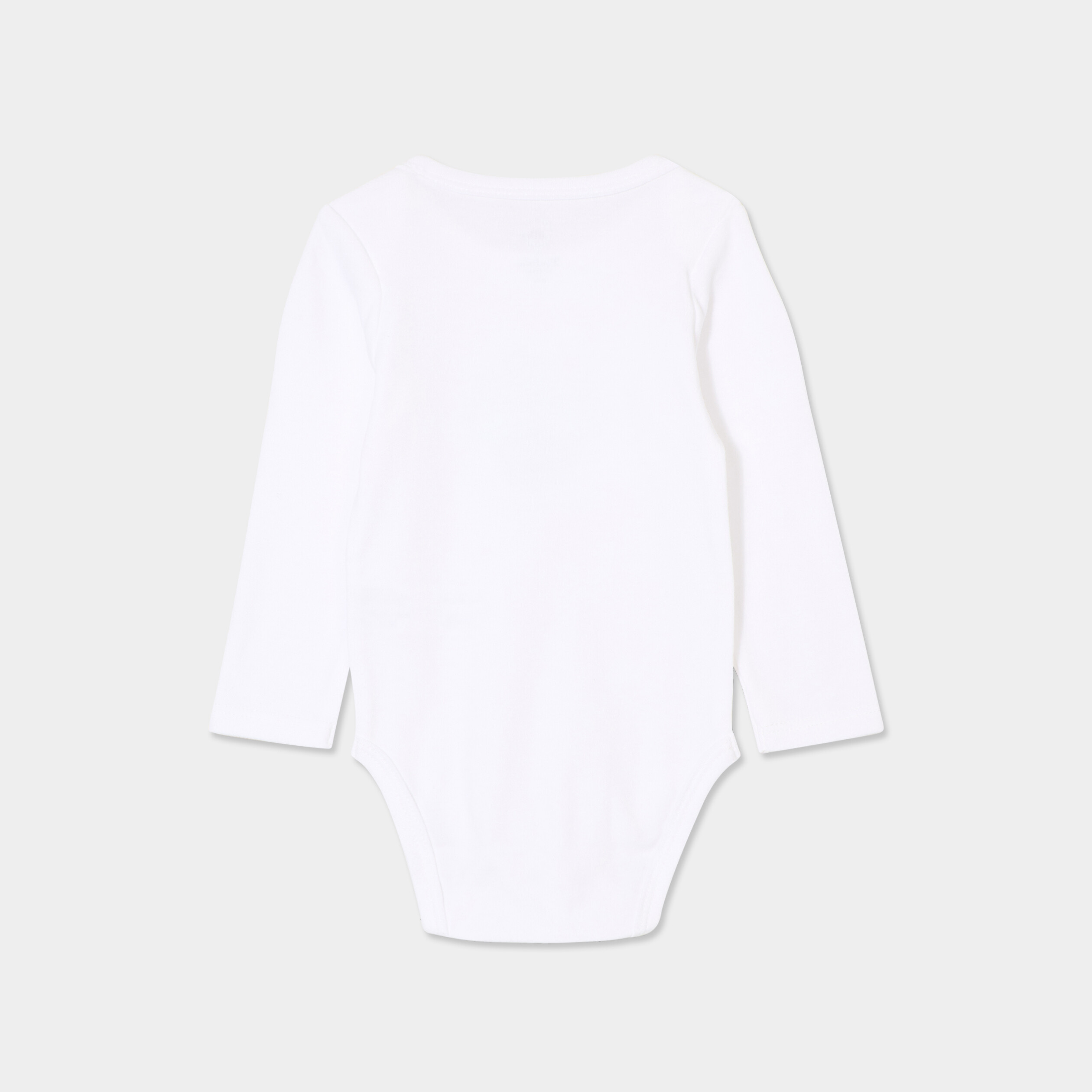 Body US coton Monsieur Caca x La Halle blanc b&eacute;b&eacute; fille
