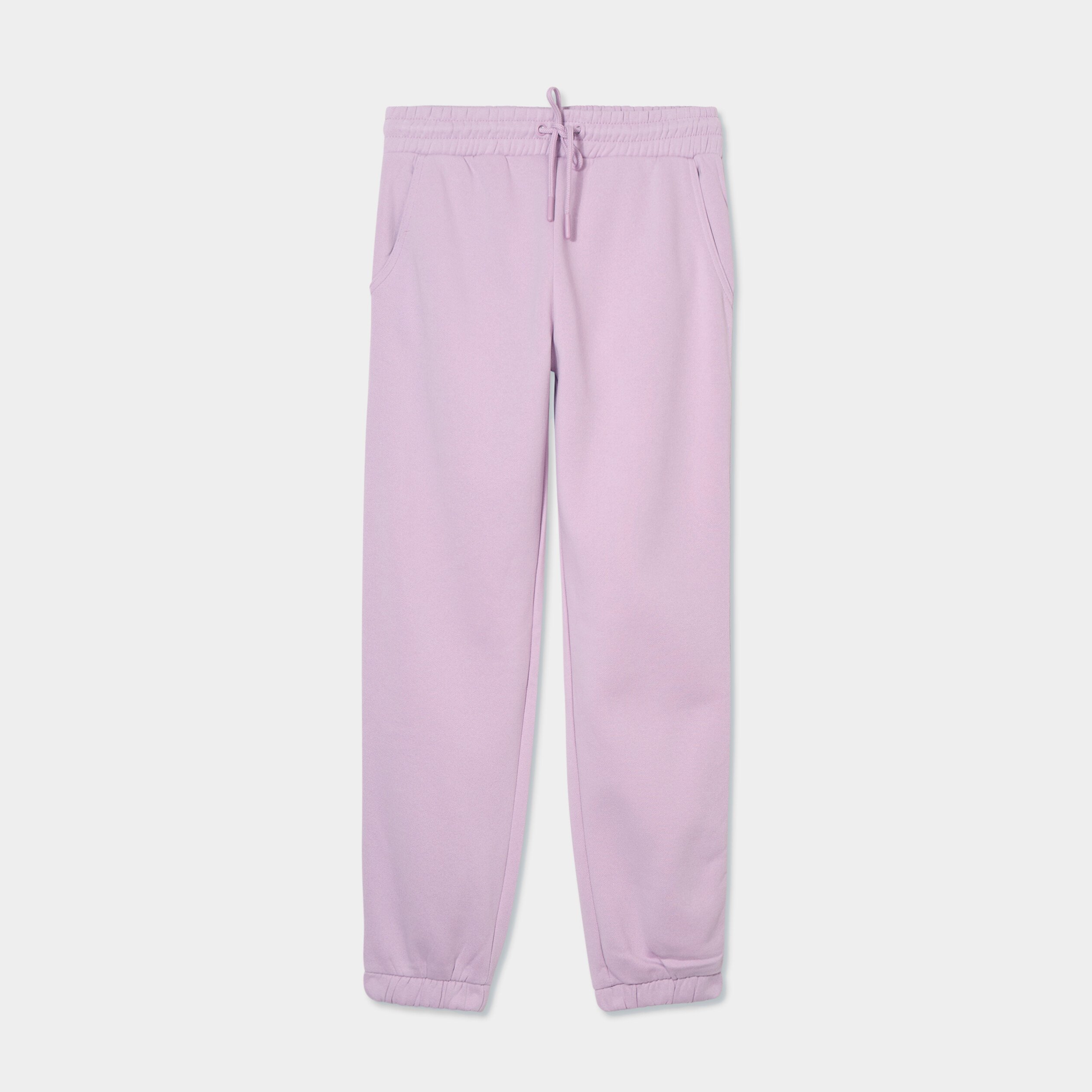 pantalon jogging droit molleton violet clair femme Pantalon jogging droit molleton violet clair femme