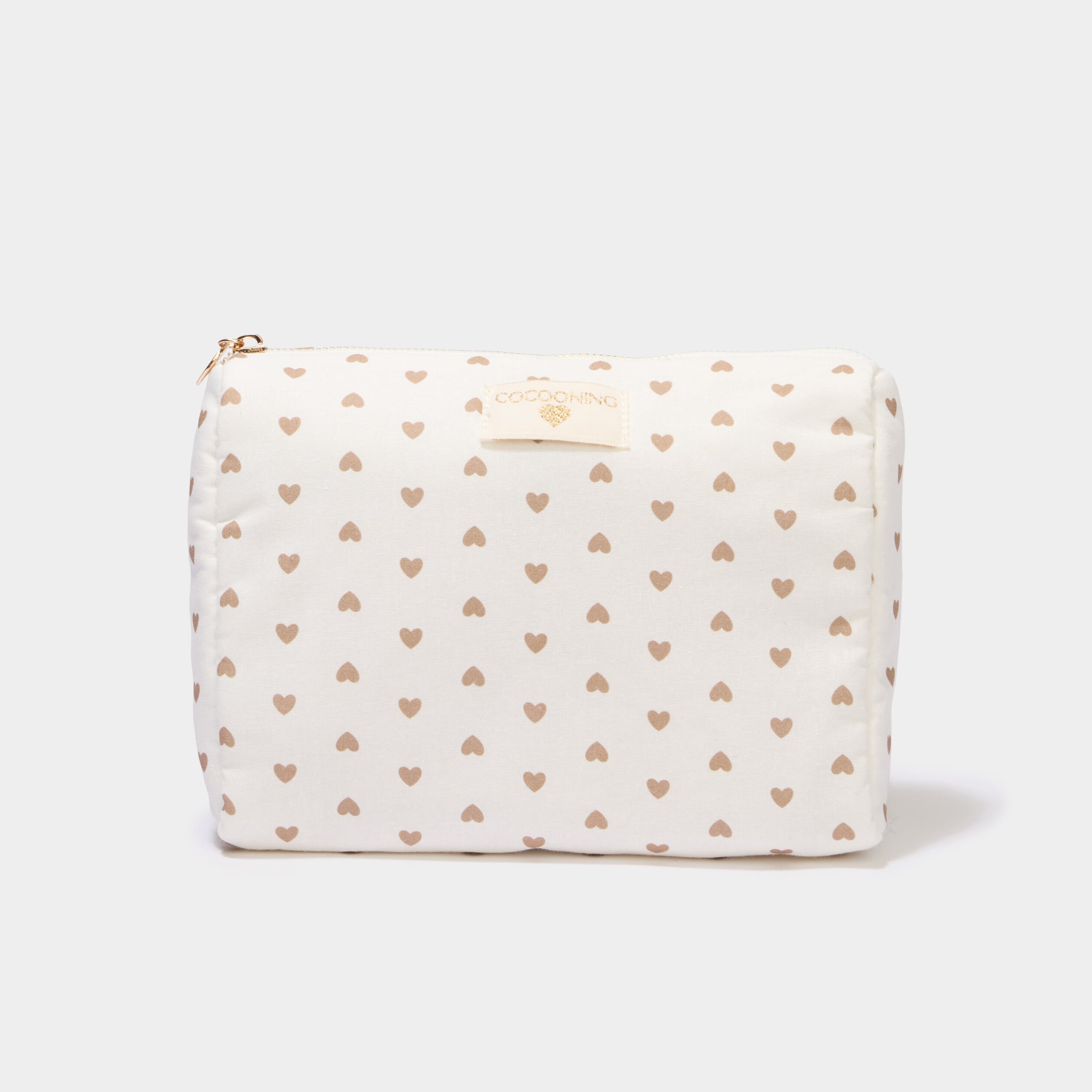 Trousse de toilette couleur or mixte