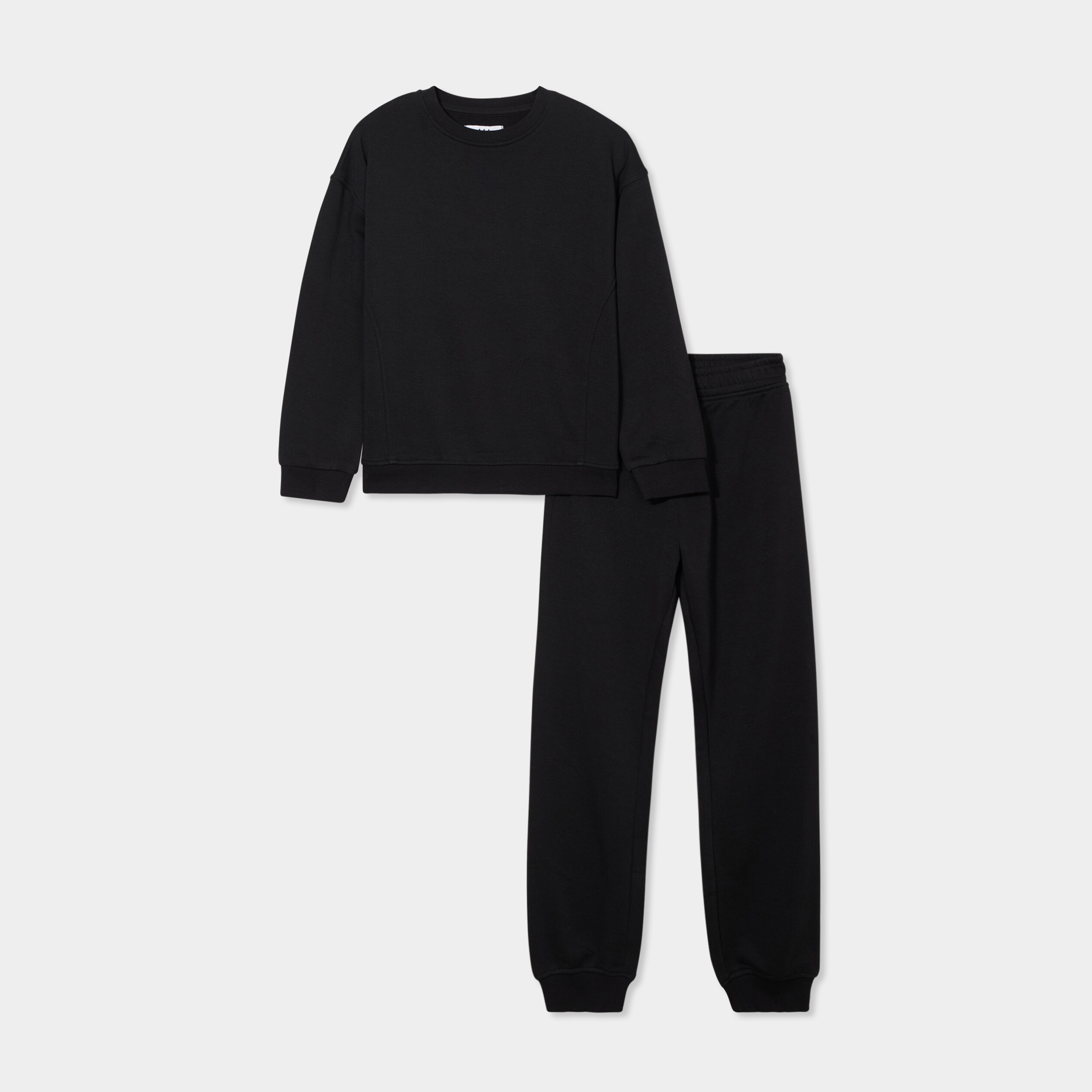 Ensemble de jogging sweat et pantalon noir fille