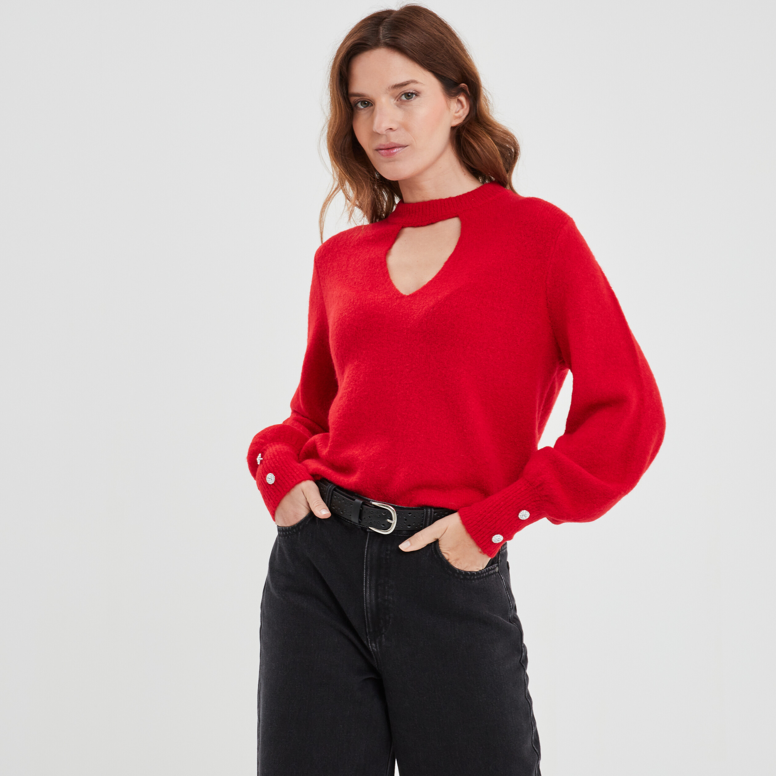 Pulls femme Rouge