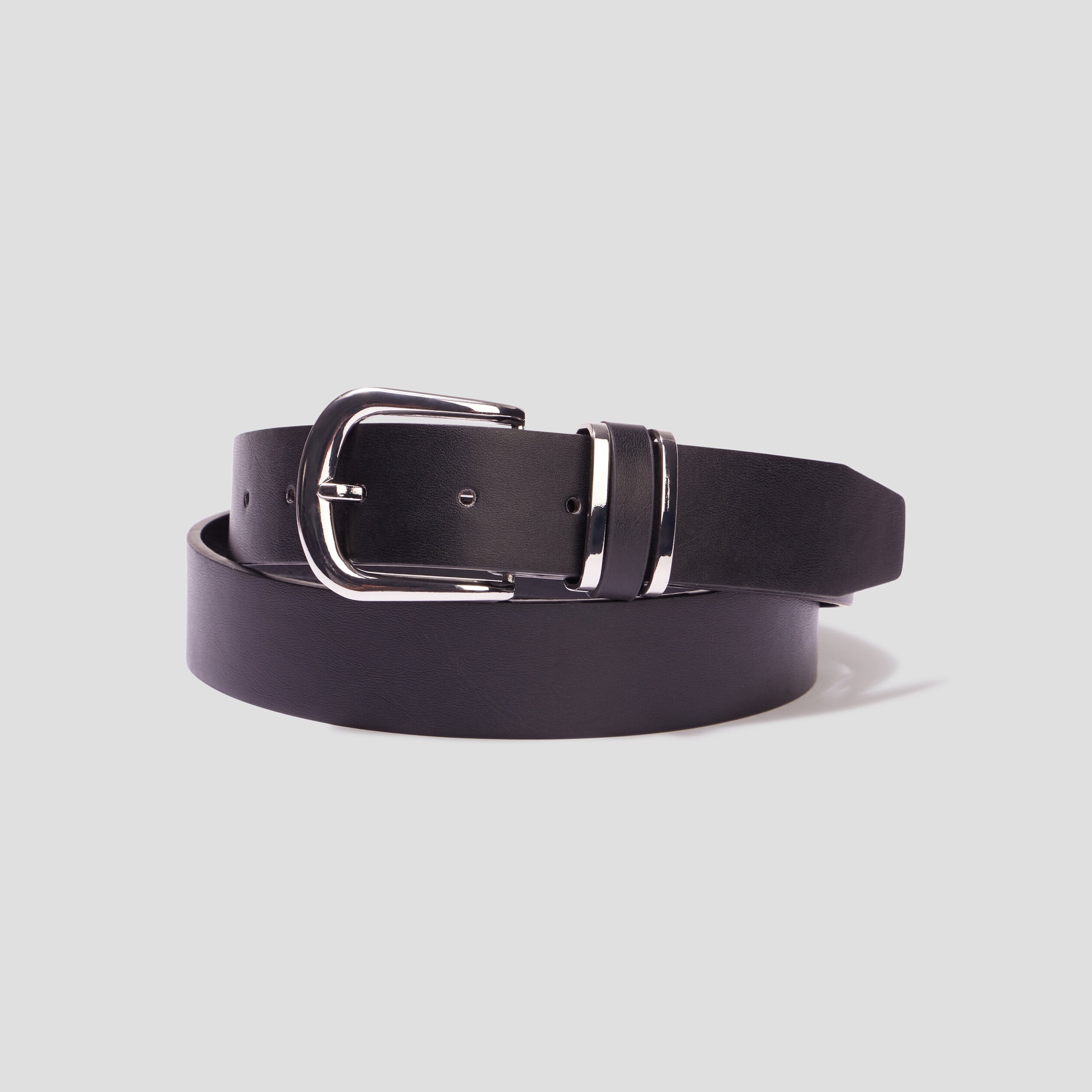 Ceinture avec boucle noir femme