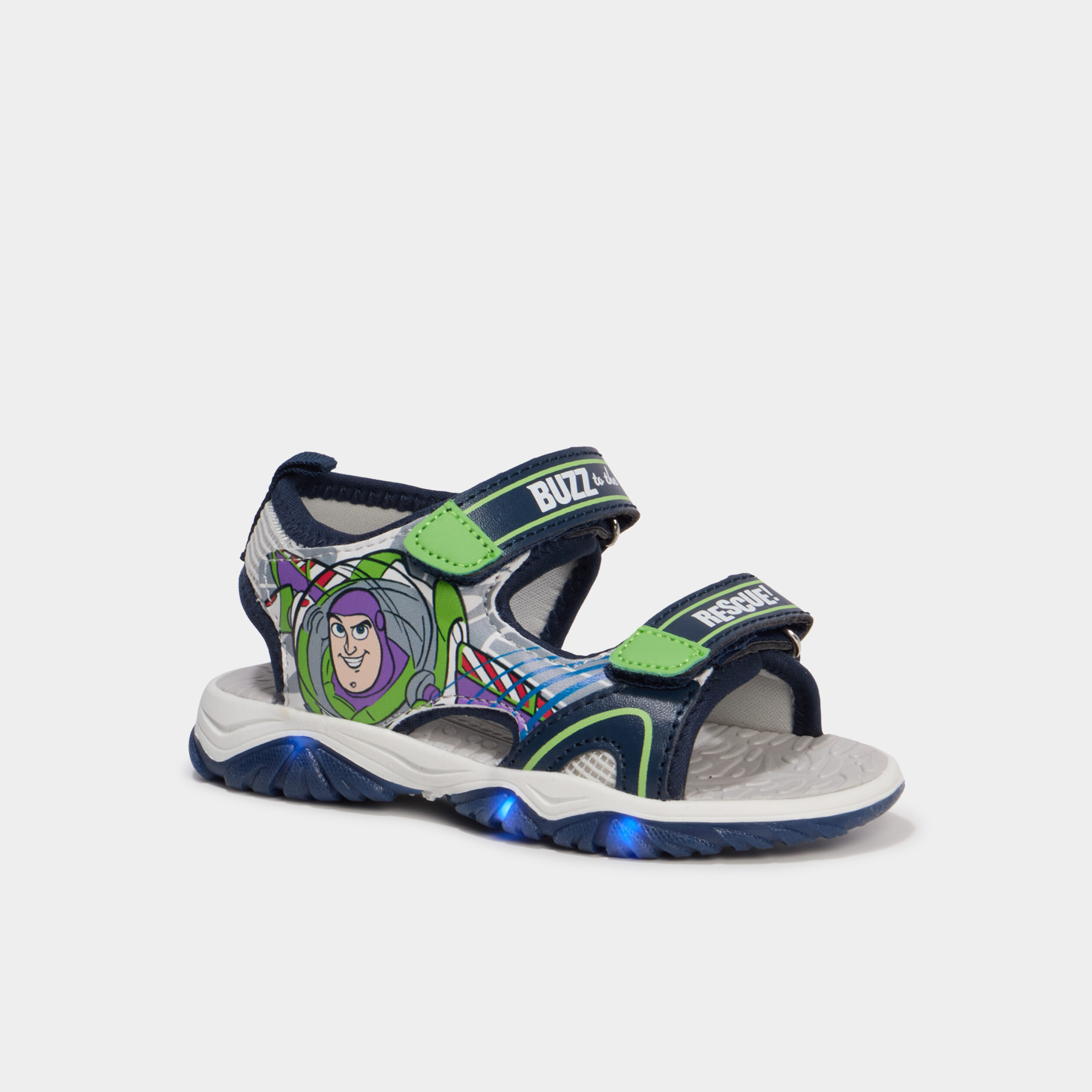 Sandales semelles lumineuses Toy Story bleu gar&ccedil;on