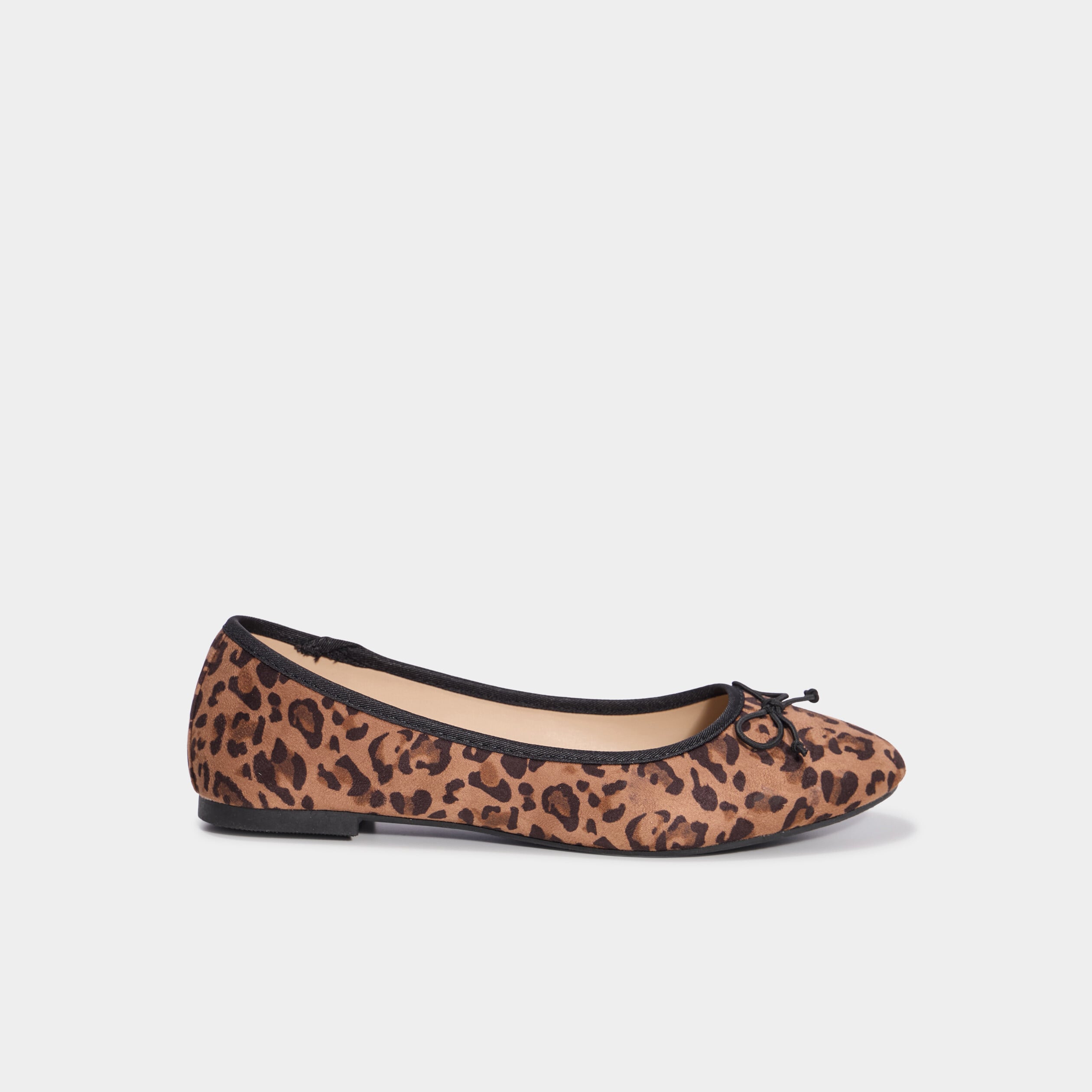 Ballerines plates avec noeuds multicolore femme