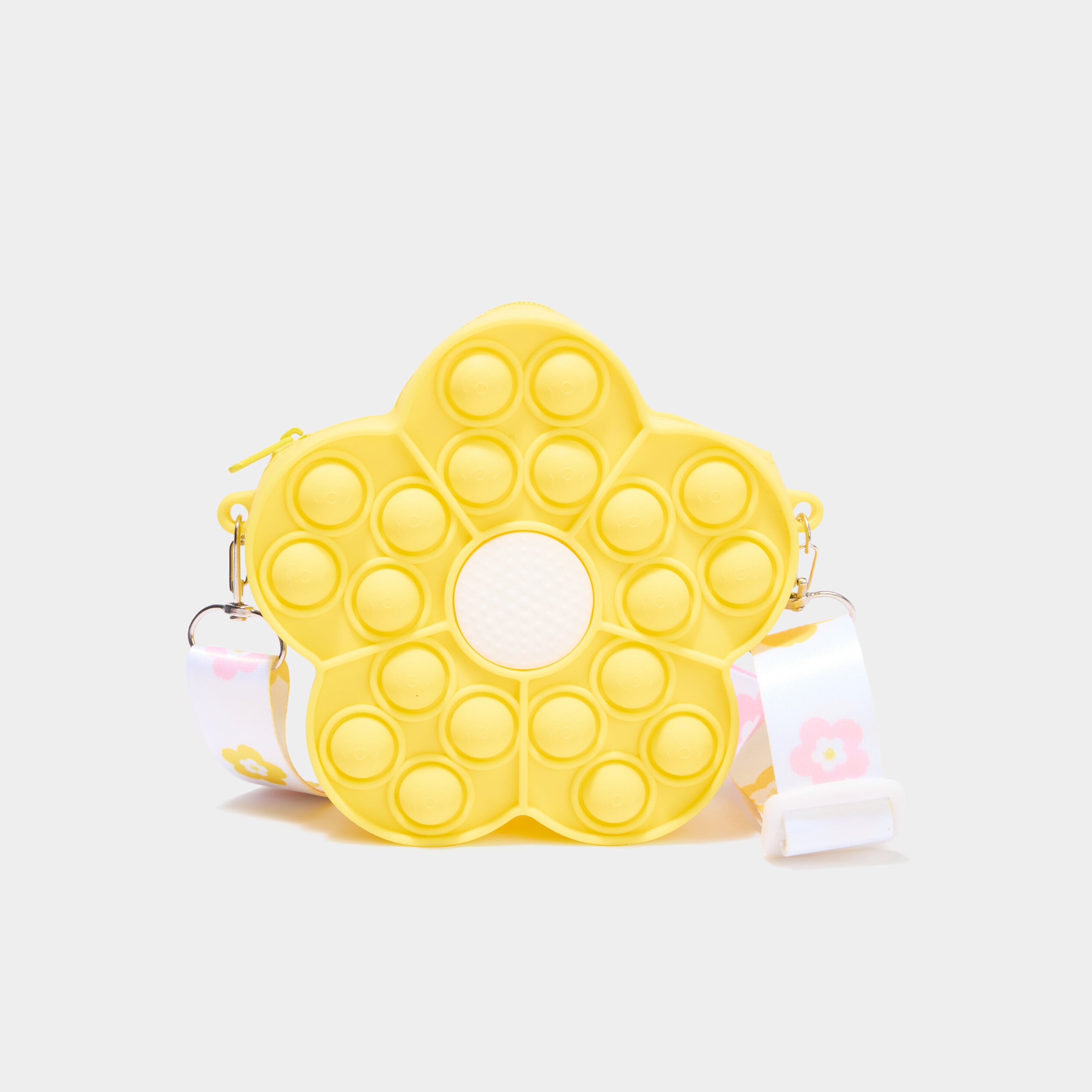 Sac bandouli&egrave;re jaune fille