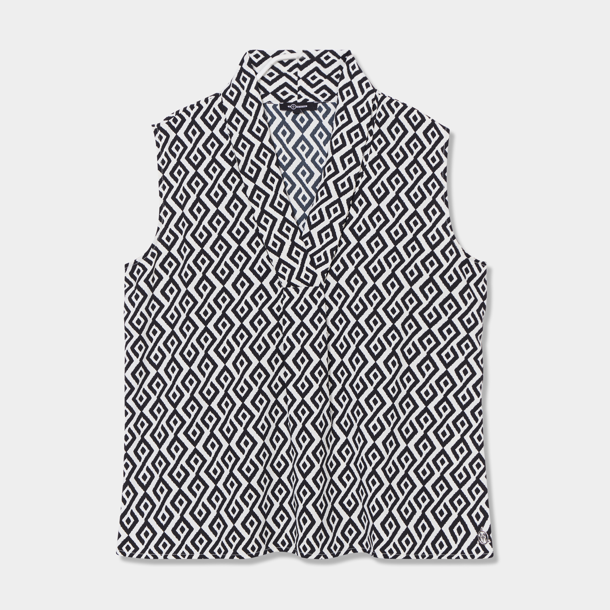 blouse sans manches col en v mosquitos ecru femme Blouse sans manches col en V Mosquitos ecru femme