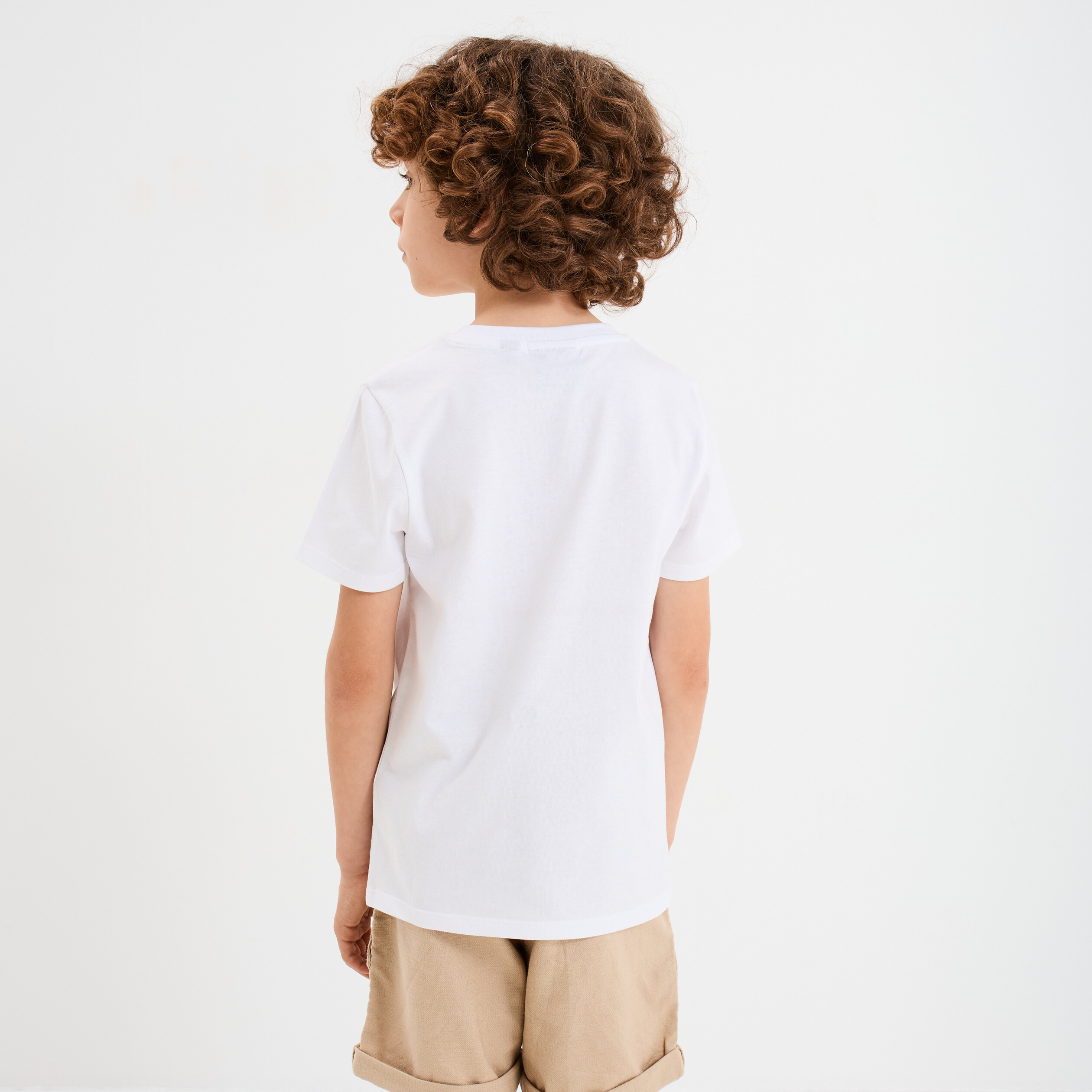 t shirt manches courtes dragon ball goku blanc garcon T-shirt manches courtes Dragon Ball Goku blanc garçon