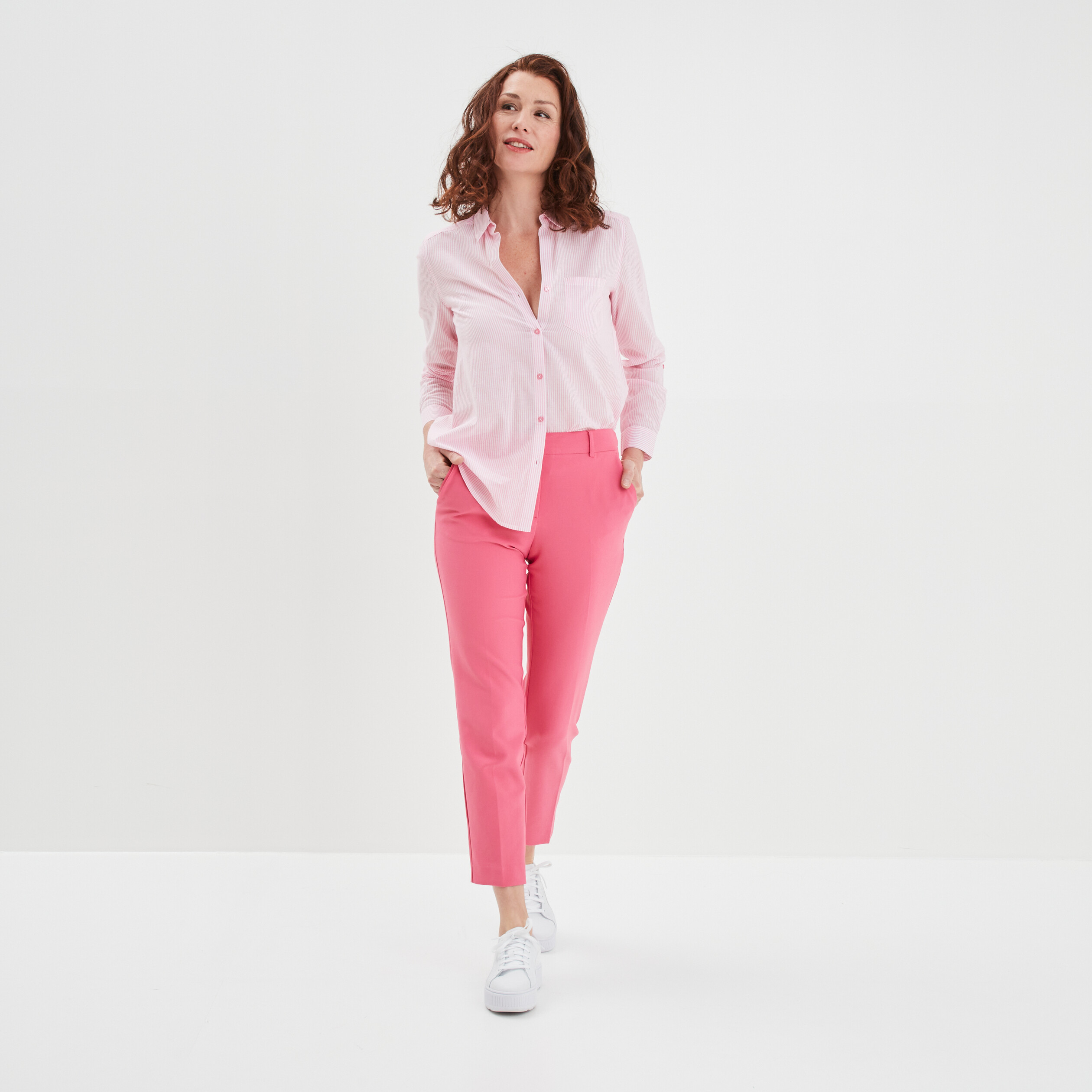 chemise manches retroussables blanc femme Chemise manches retroussables blanc femme