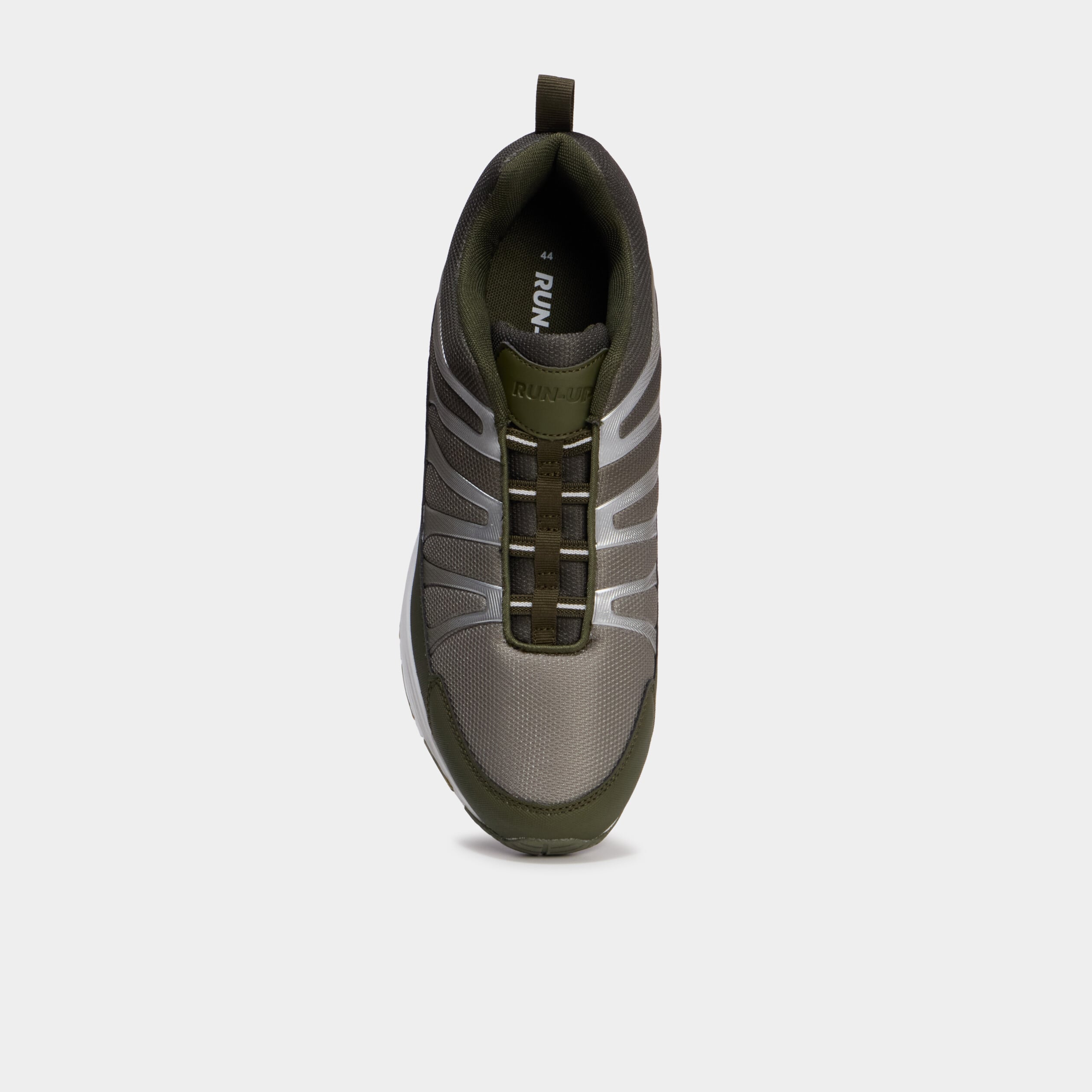 Baskets running vert kaki homme