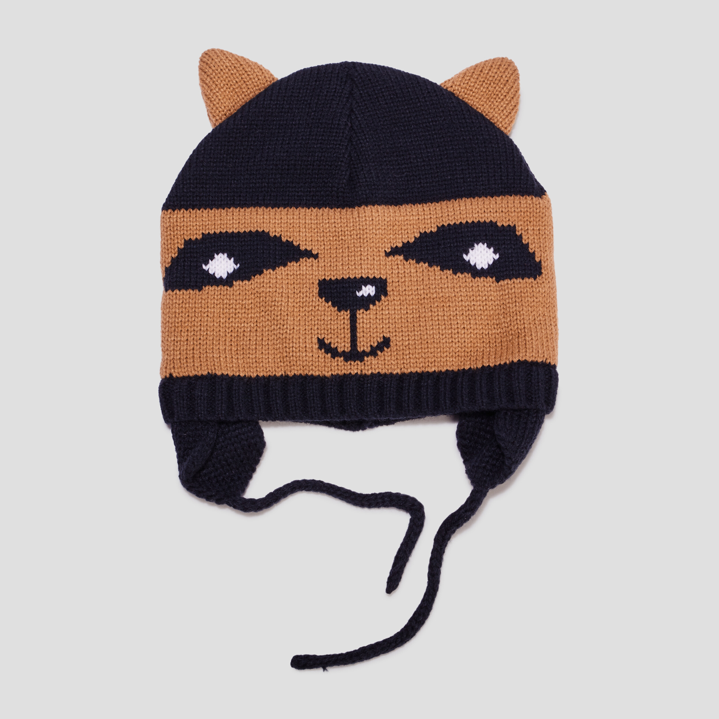 Bonnet péruvien tricoté multicolore bébé garçon
