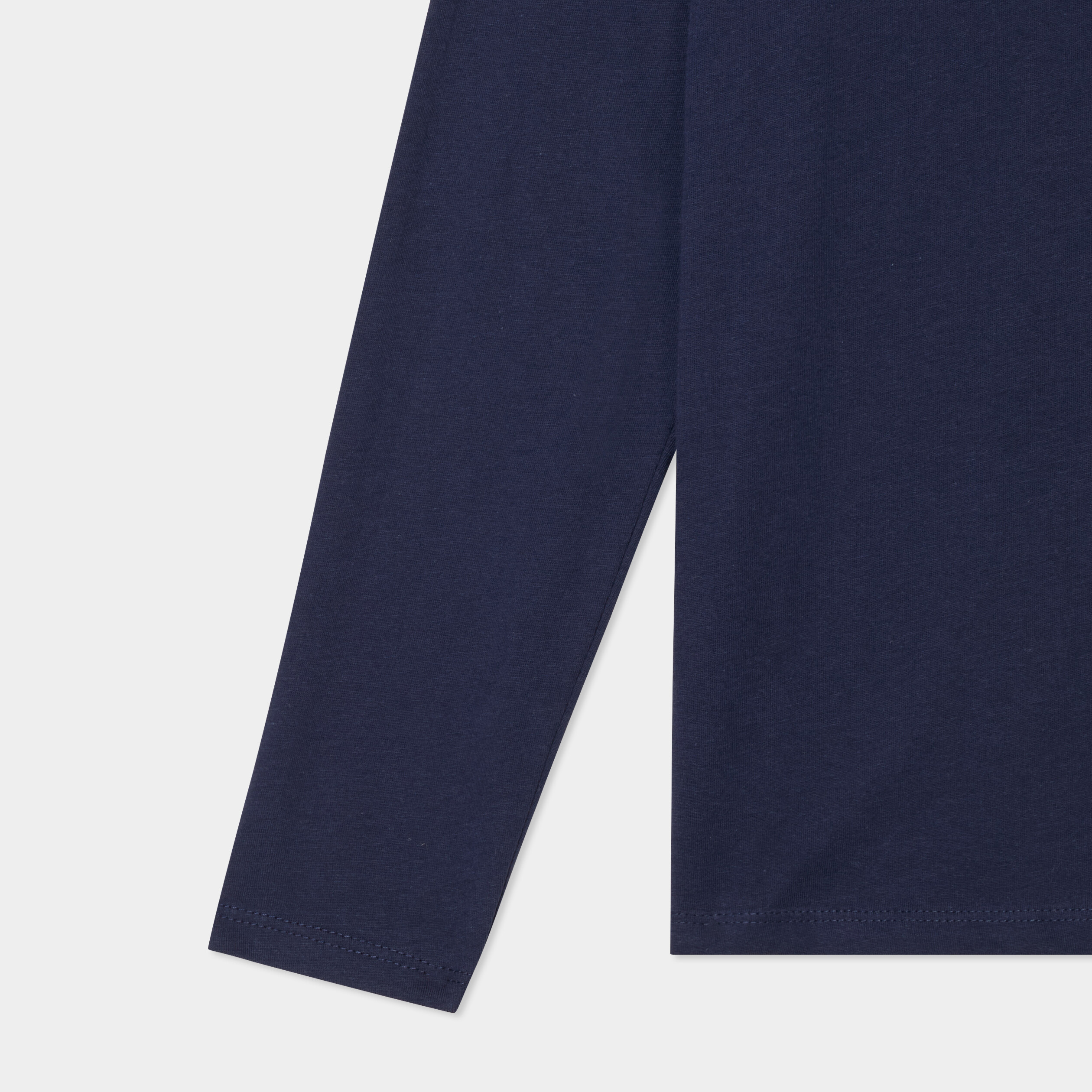 t shirt manches longues bleu marine garcon T-shirt manches longues bleu marine garçon