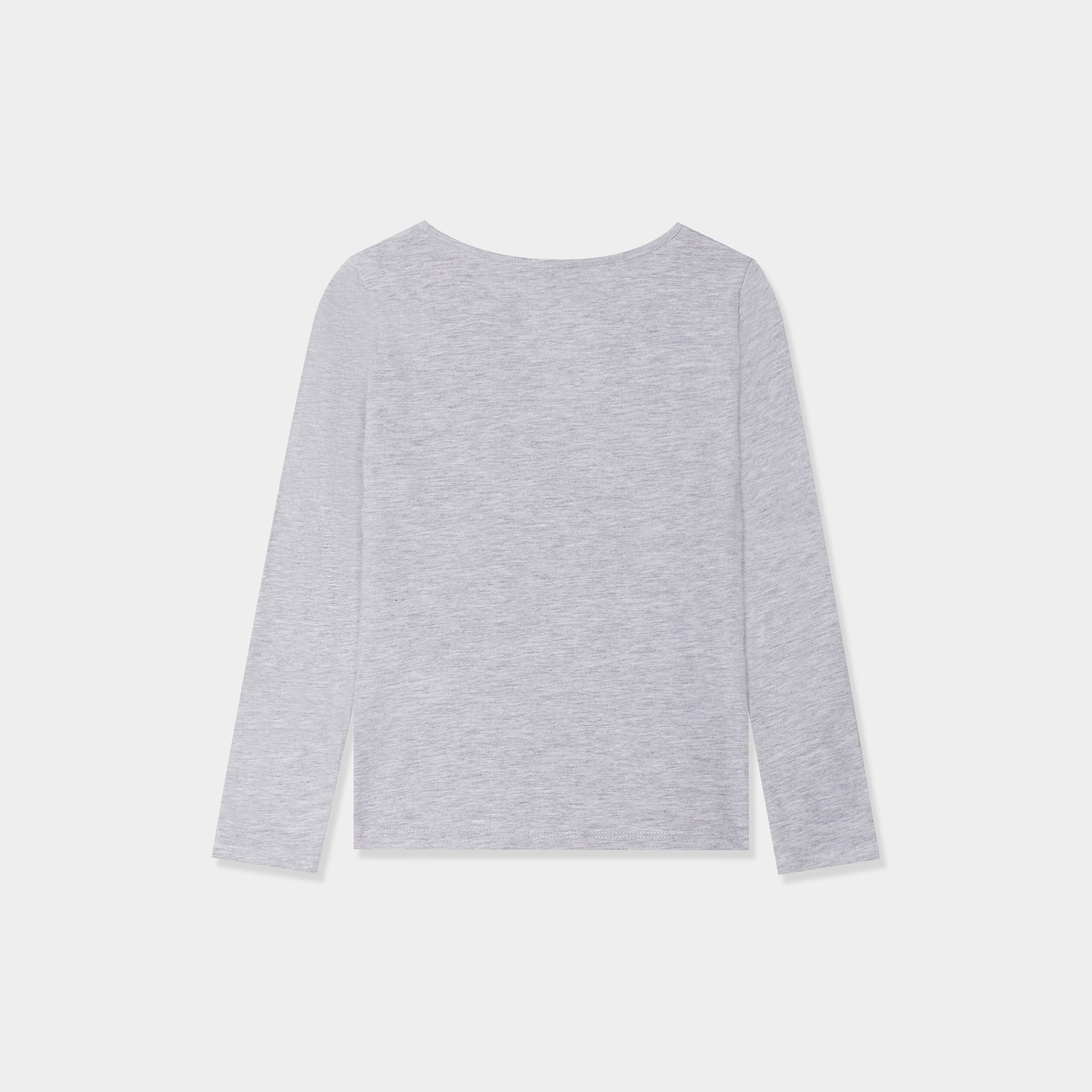 Ensemble pyjama pantalon manches longues gris fille