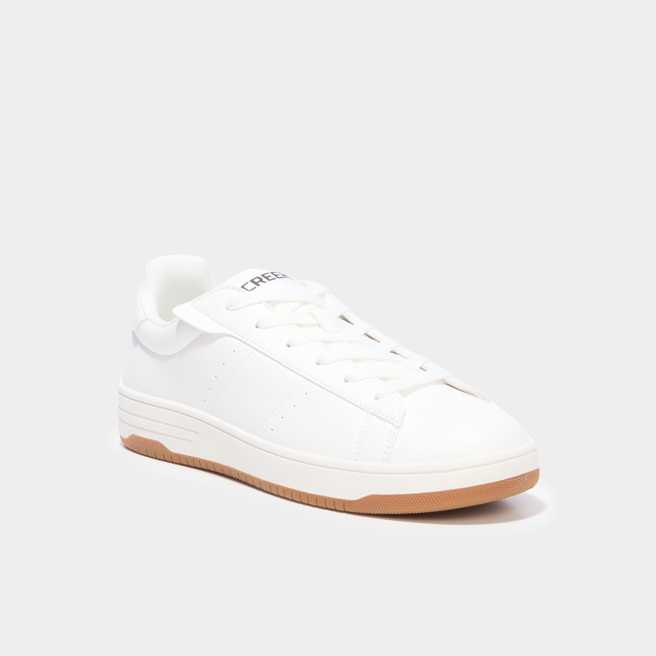 Tennis basses avec lacets blanc homme