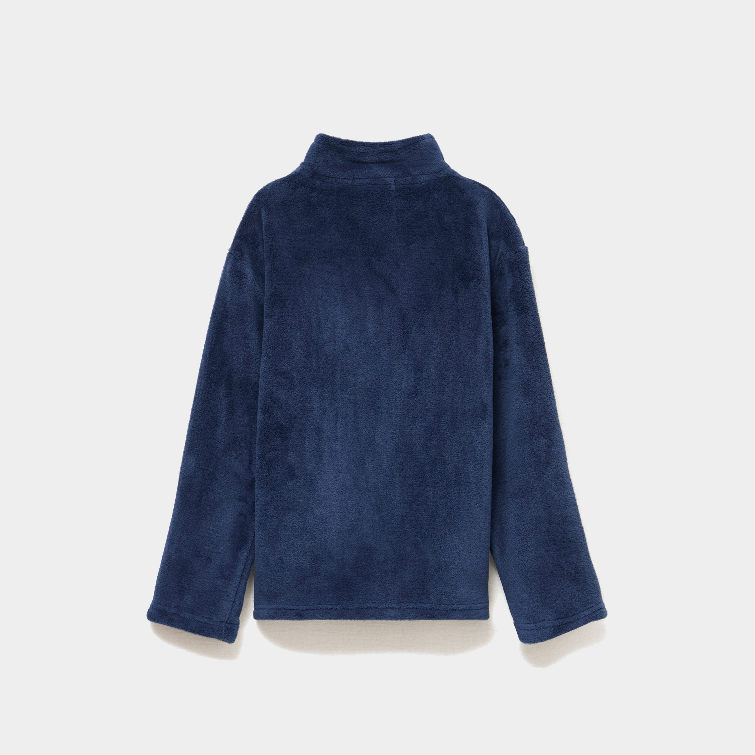 veste de pyjama effet polaire bleu marine garcon Veste de pyjama effet polaire bleu marine garçon