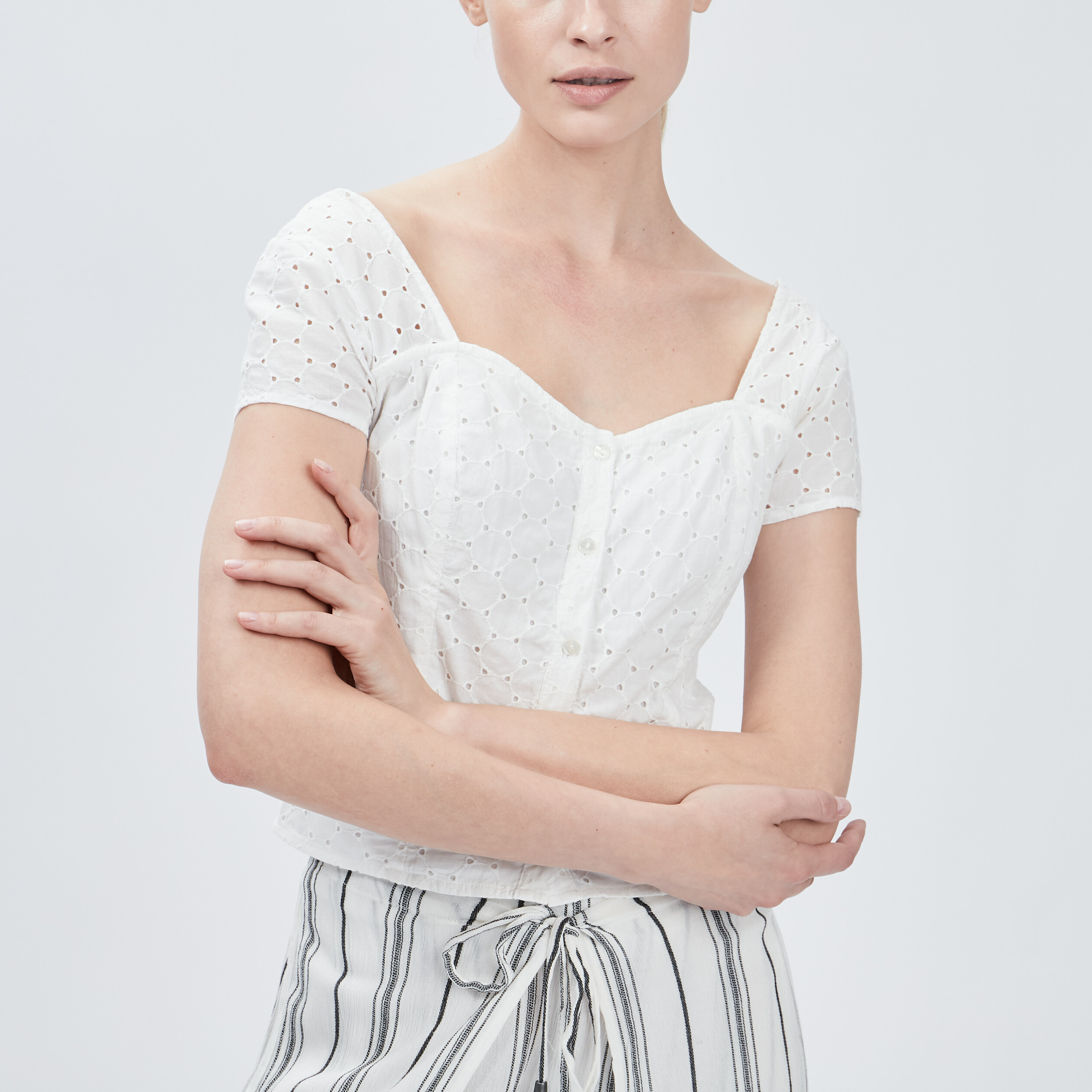 chemise manches courtes ecru femme Chemise manches courtes ecru femme