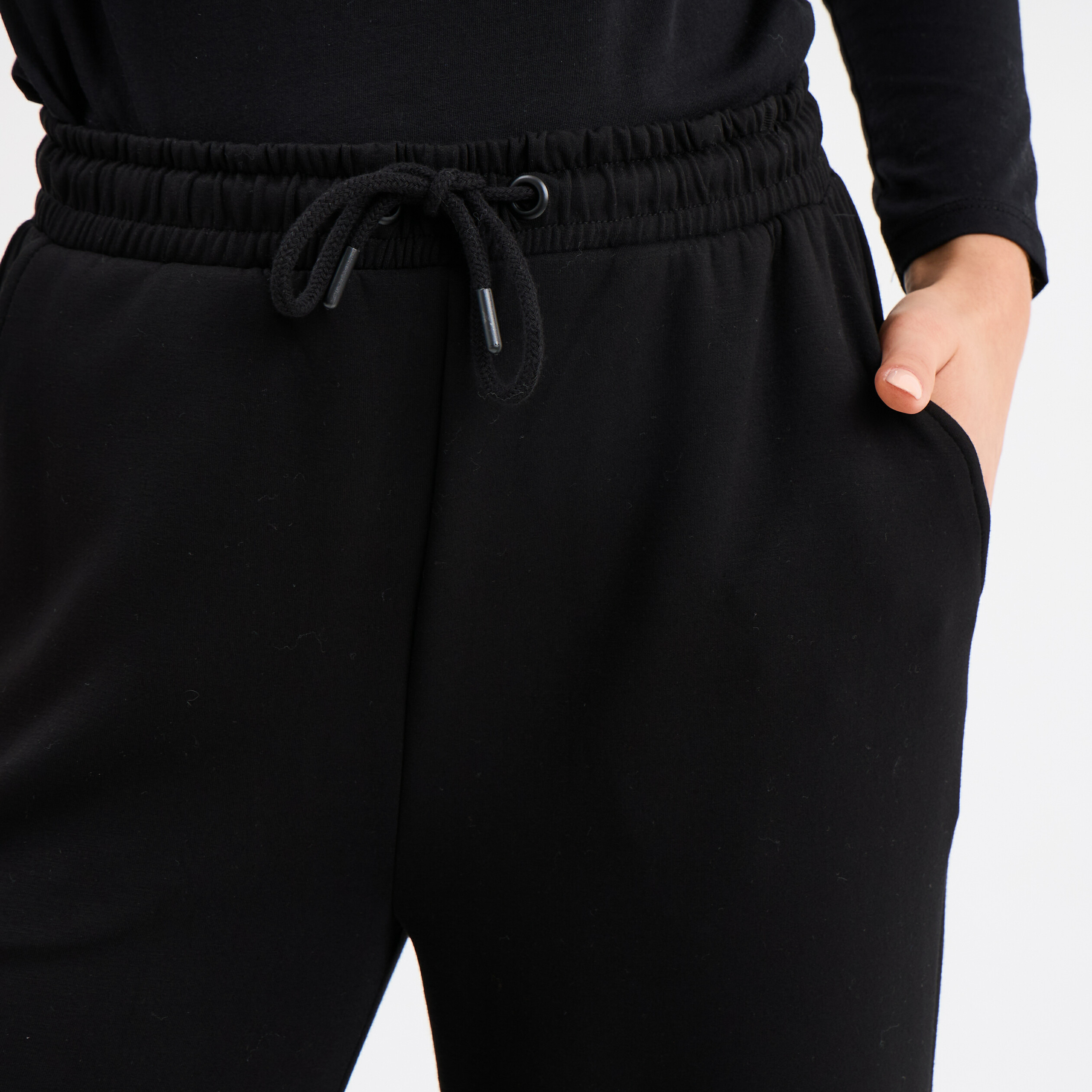 pantalon de jogging large noir femme Pantalon de jogging large noir femme