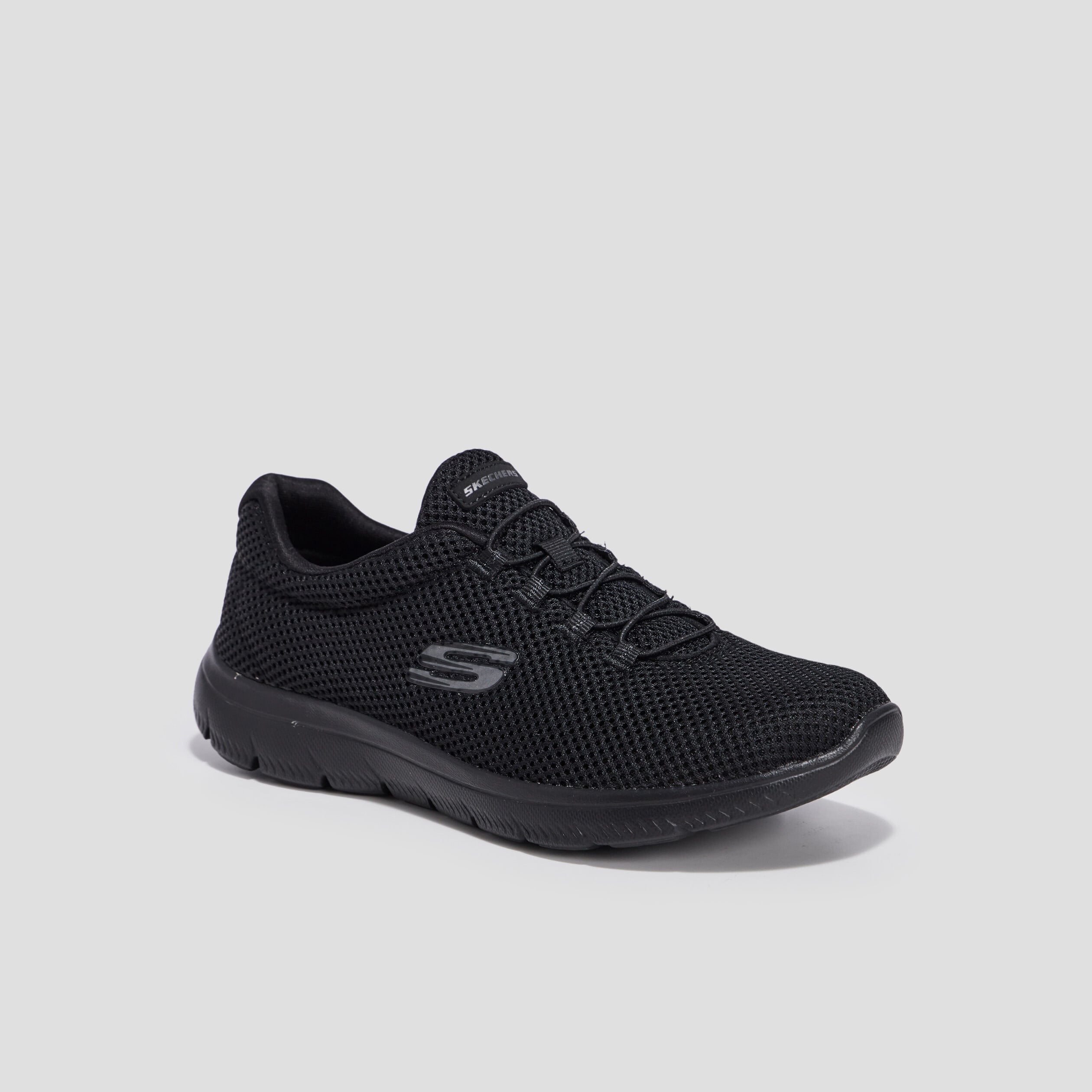 Runnings &agrave; lacets Skechers Summits noir femme