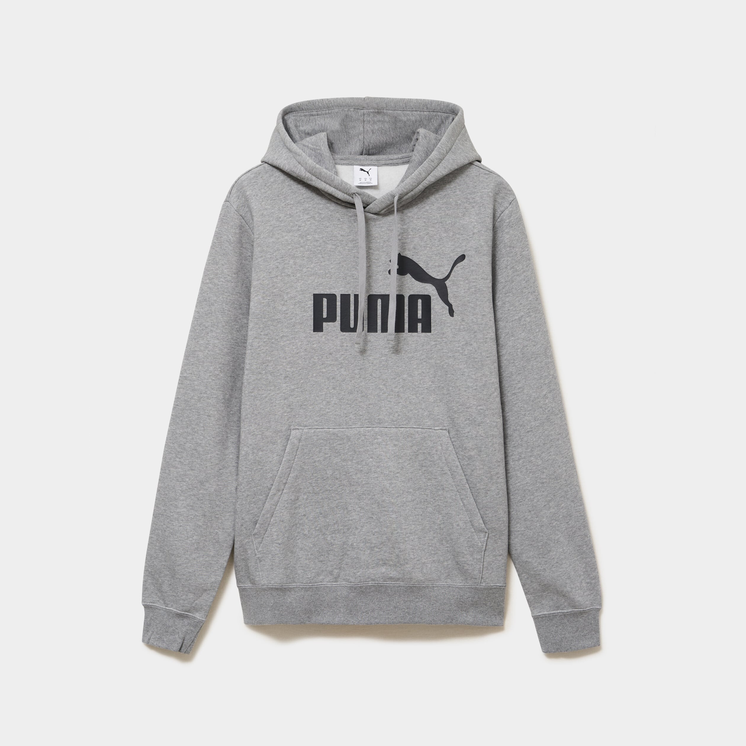 Sweat hoodie &agrave; capuche molleton Puma gris homme