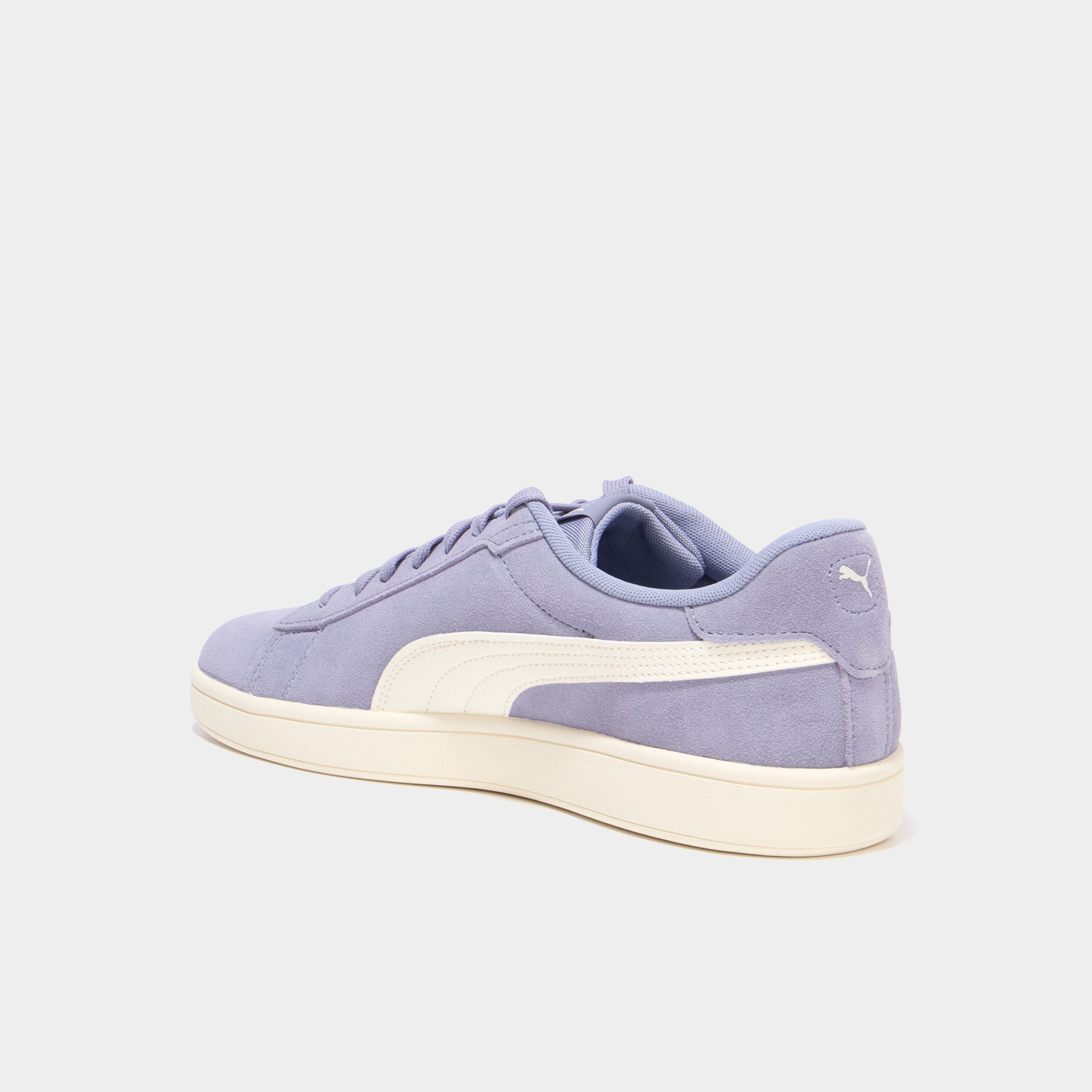 Baskets cuir su&eacute;dine Puma Smash V3 bleu homme
