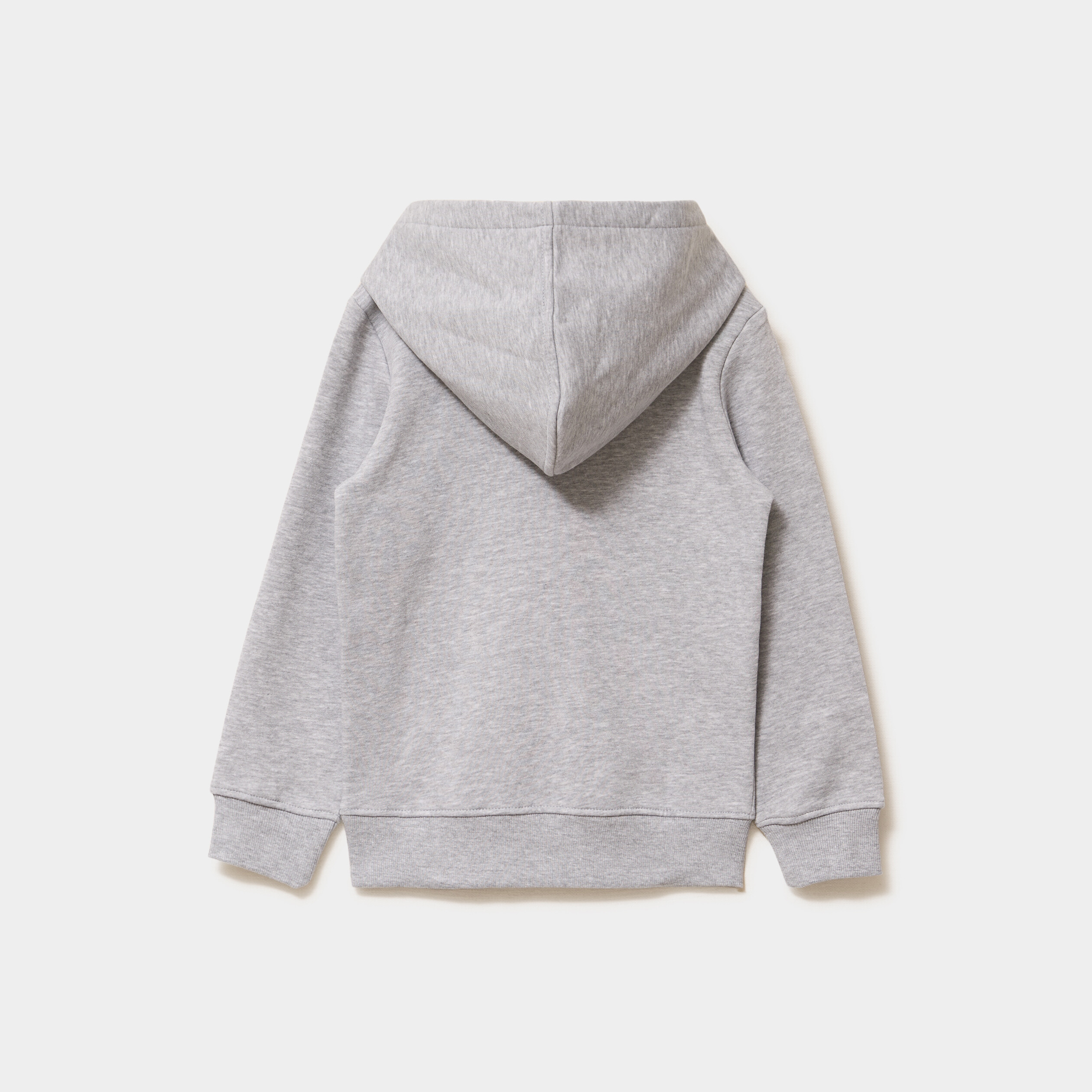 Sweat hoodie &agrave; sequins r&eacute;versibles gris clair gar&ccedil;on