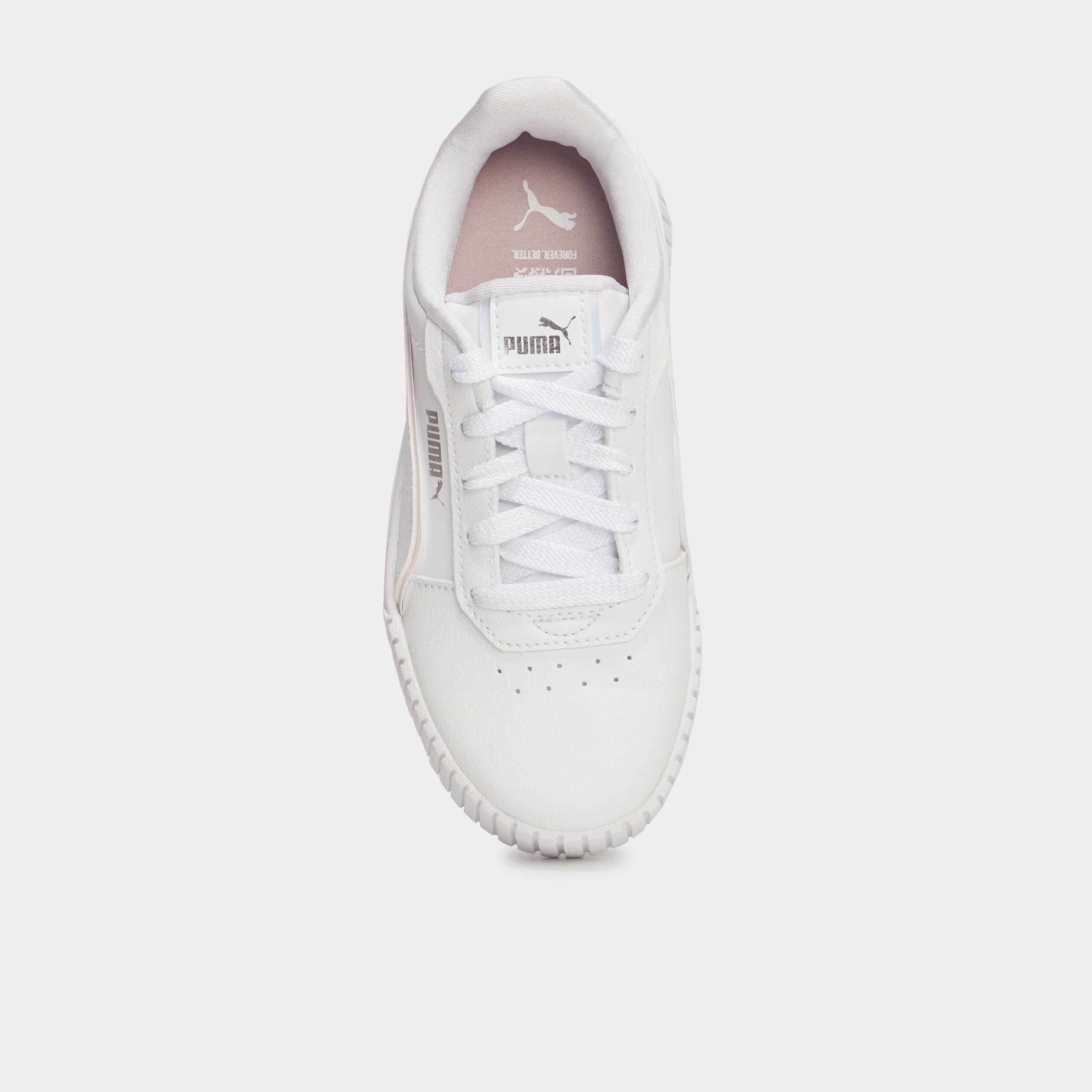 tennis basses a lacets puma carina mauve fille Tennis basses à lacets Puma Carina mauve fille